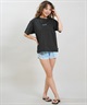 RIP CURL リップカール 水着 ラッシュガード 半袖 Tシャツ レディース 水陸両用 BOXY WIDE FIT TEE UVケアラッシュガード RCL6S-4306(WHT-M)