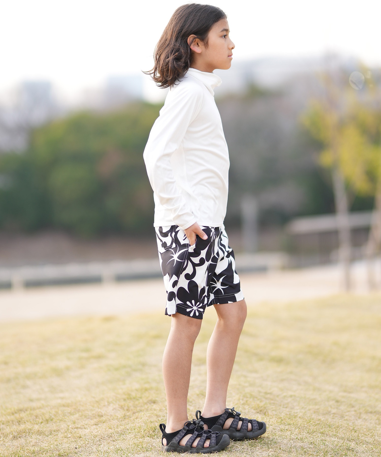 RIP CURL リップカール 水着 海パン トランクス サーフパンツ キッズ 子供 ALOHA KIDS TRANKS RCK6S-4102(CYN-110cm)