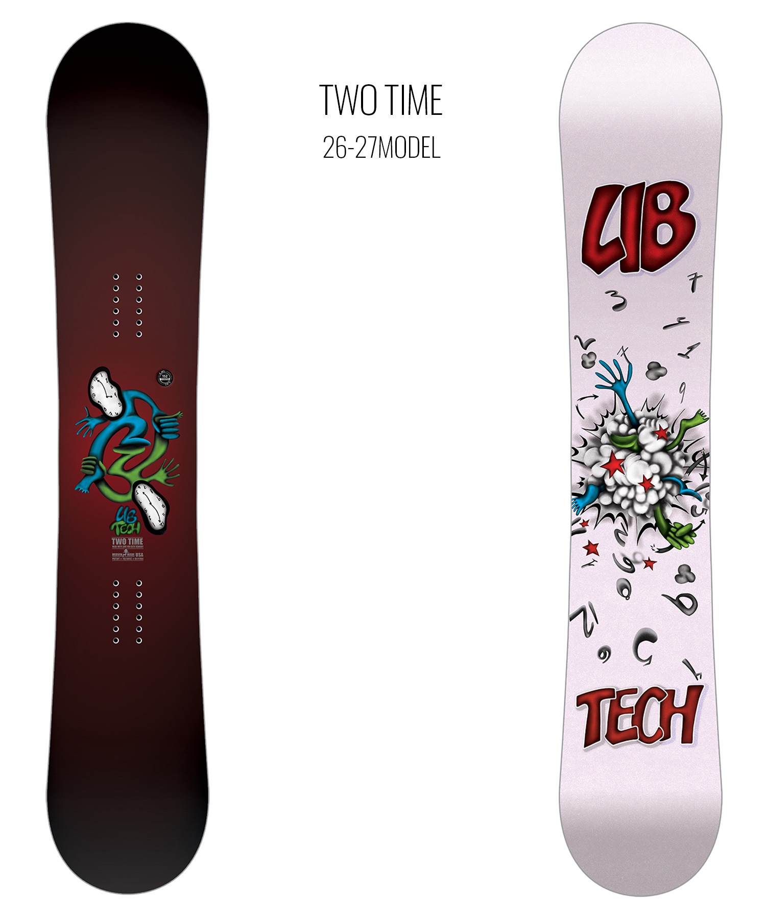 LIBTECH リブテック トゥータイム TWO TIME スノーボード 板 フリー