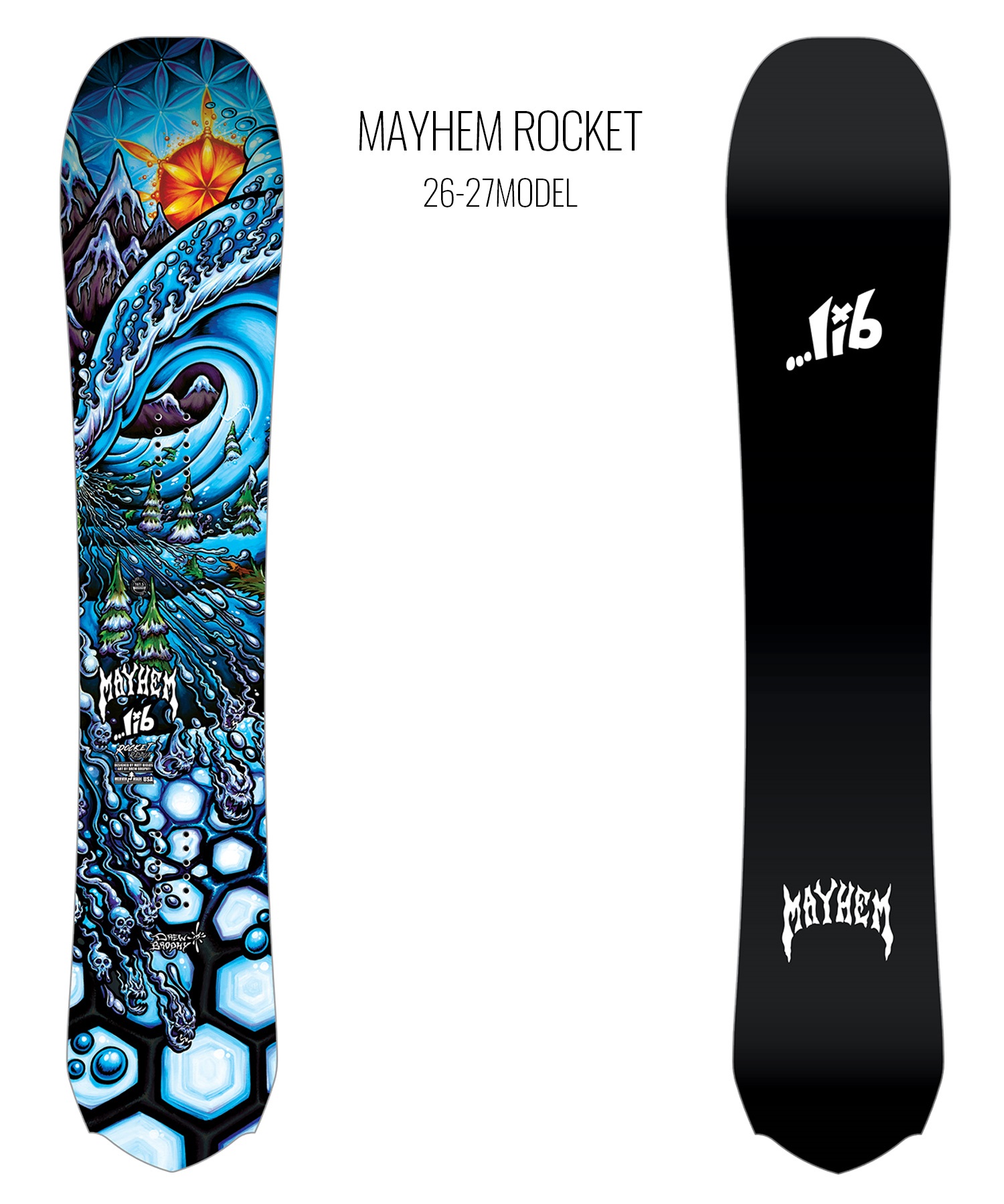 LIBTECH リブテック メイヘムロケット MAYHEM ROCKET スノーボード 板