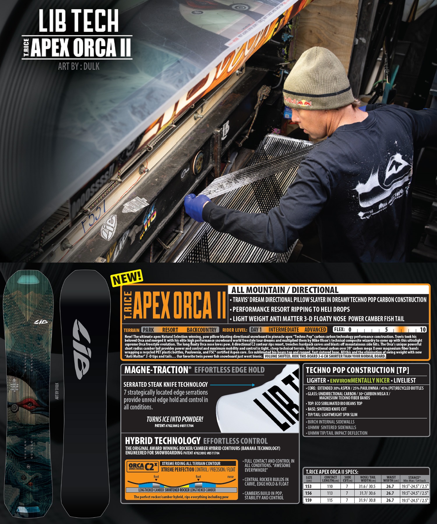 LIBTECH リブテック エイペックスオルカツー APEX ORCA II