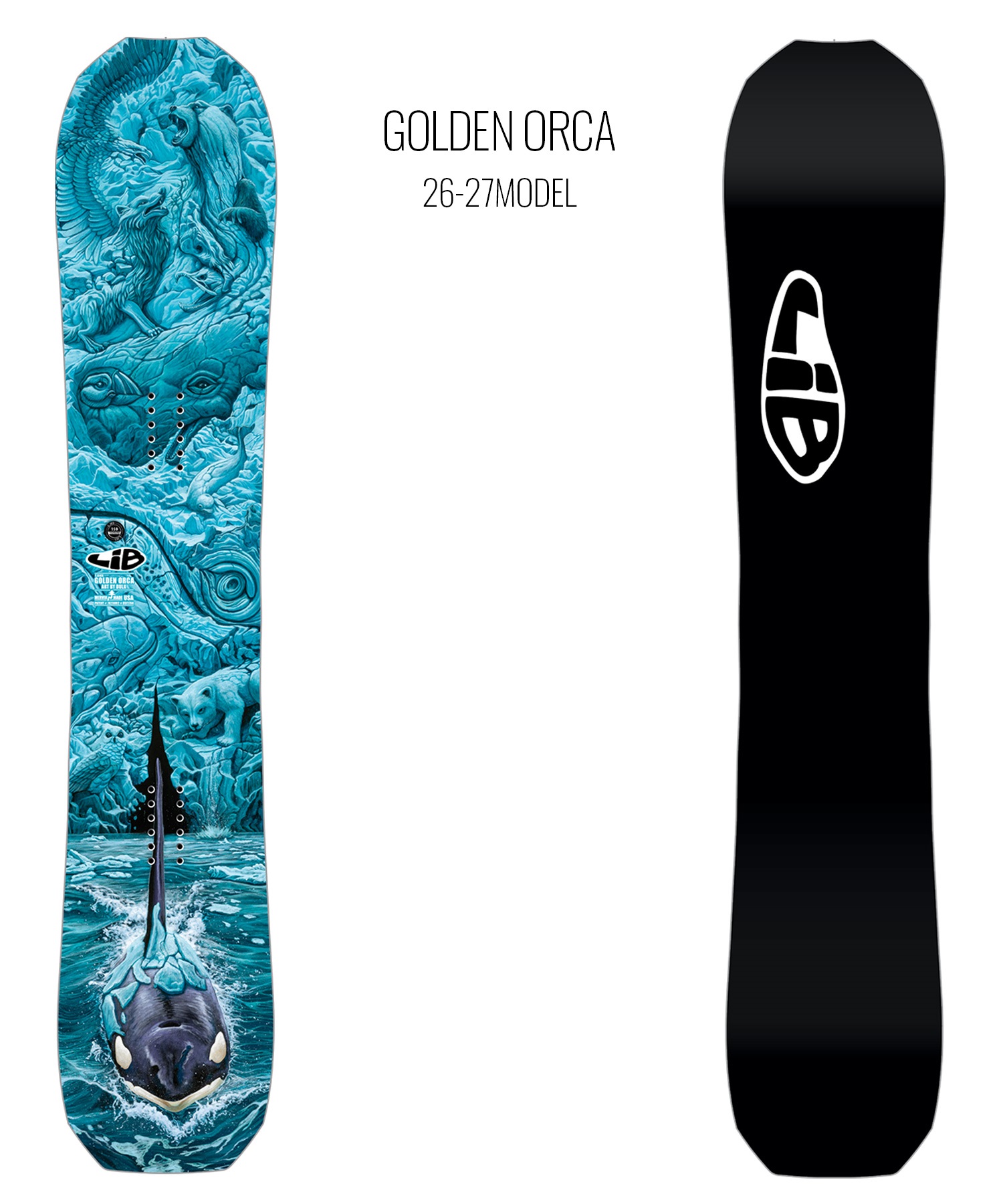 LIBTECH リブテック ゴールデンオルカ GOLDEN ORCA スノーボード 板