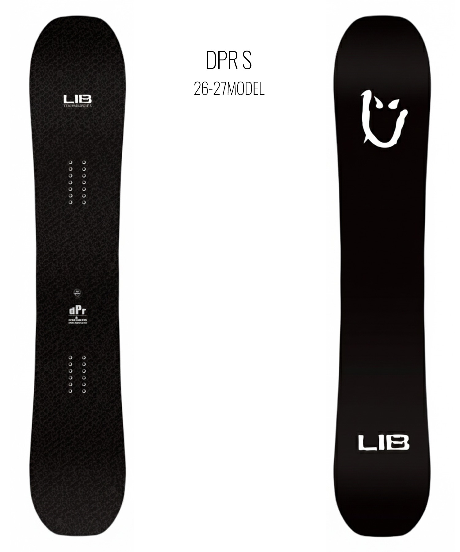 LIBTECH リブテック ディーピーアール DPR スノーボード 板 フリースタイル カービング ディレクショナルツイン キッズ ジュニア レディース  26-27 早期購入(BLACK-130cm)