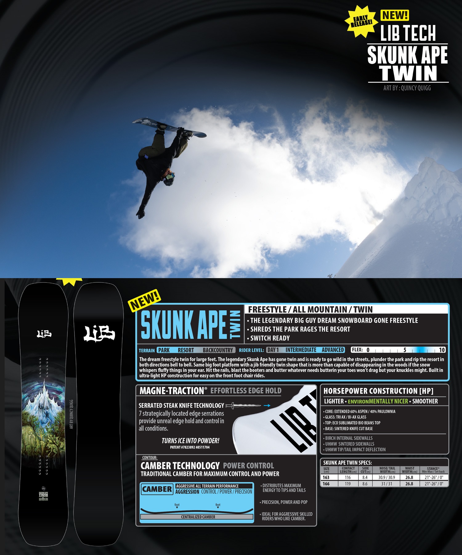 LIBTECH リブテック スカンクエイプツイン SKUNK APE TWIN