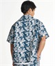 REEF リーフ 半袖 シャツ メンズ UVカット 抗菌防臭 ストレッチ 塩素対応 水陸両用 セットアップ対応 ELY262601T(BLU-M)