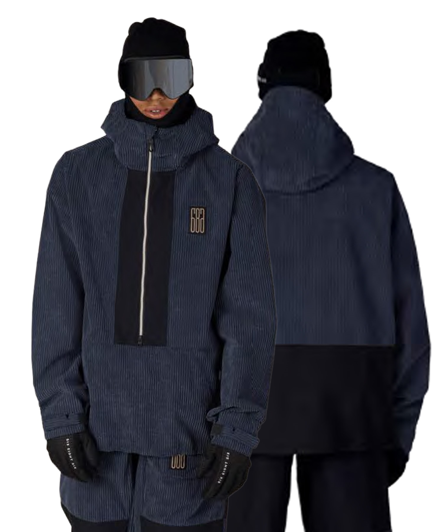 686 シックスエイトシックス ゴースト 2.5L アノラック ジャケット M3WN136 スノーボード ウェア レトロ プルオーバー メンズ 26-27 早期購入/店頭受取対象外 A30(NYWC-XS)