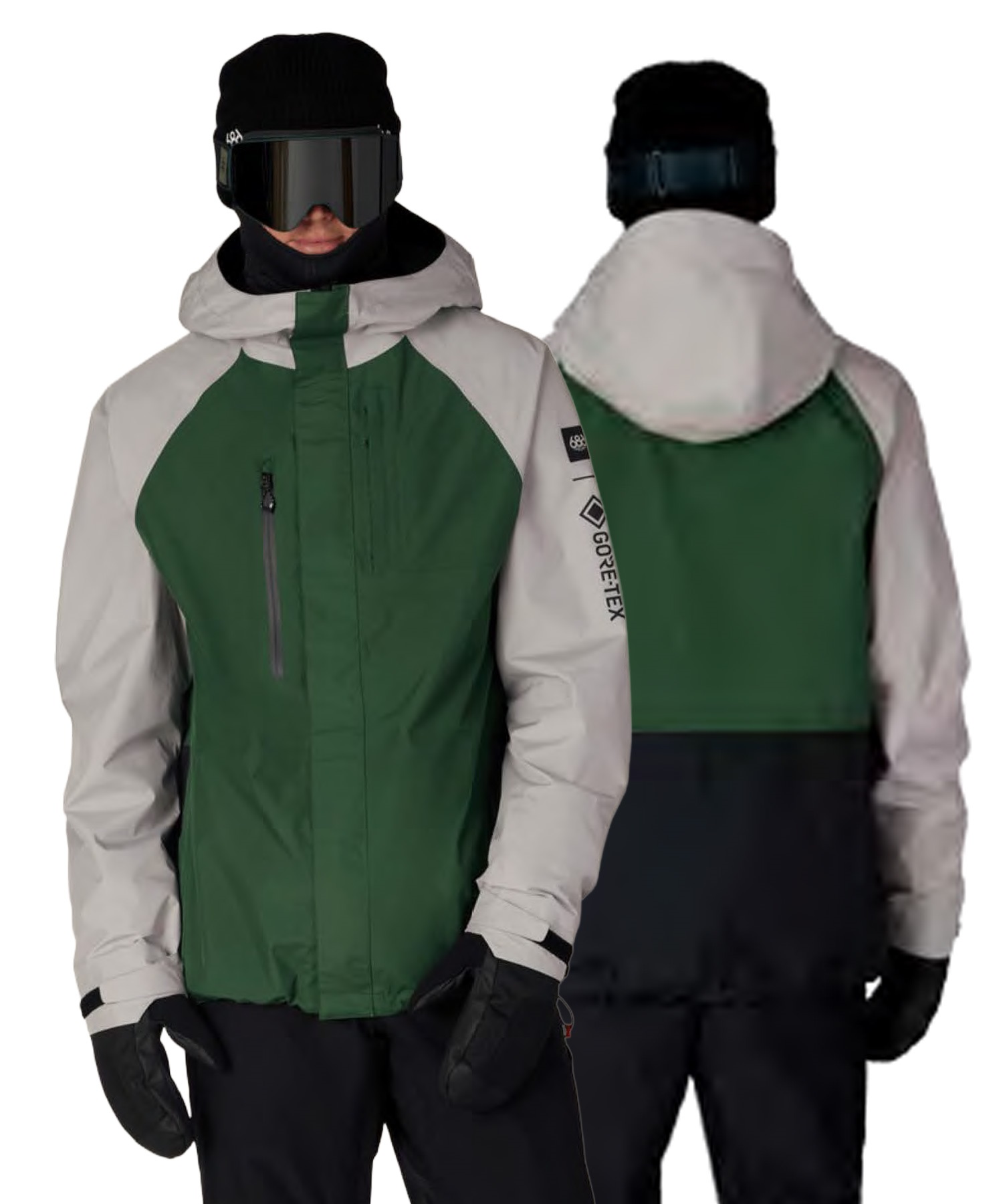 686 シックスエイトシックス ゴアテックス コア シェル ジャケット M5WN162 スノーボード ウェア 軽量シェル メンズ 26-27 早期購入/店頭受取対象外 A30(LGCB-S)