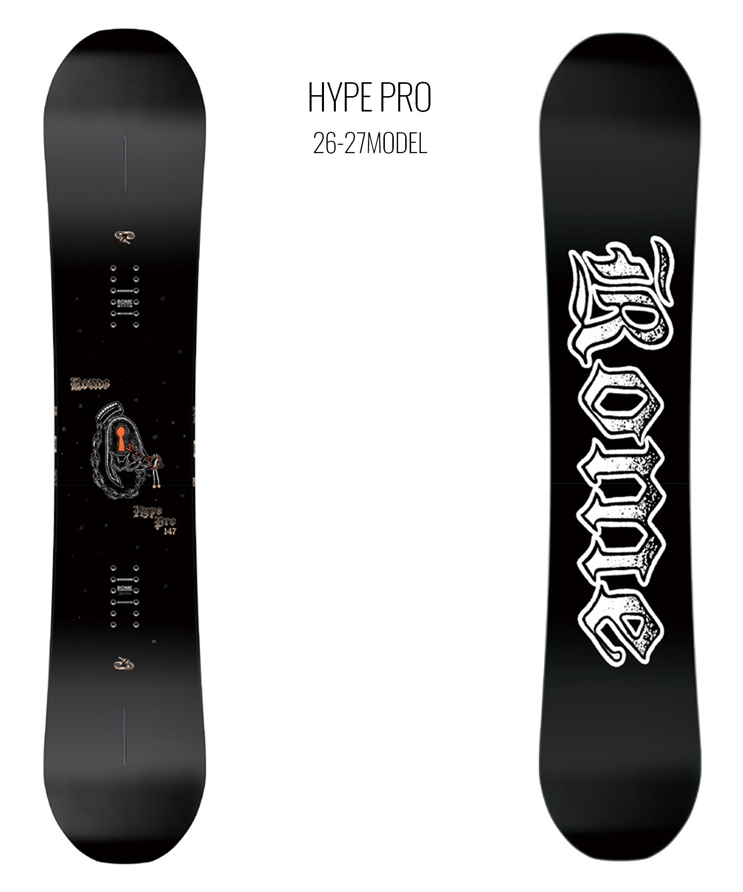 ROME SDS ローム ハイプ プロ HYPE PRO スノーボード 板 トゥルー