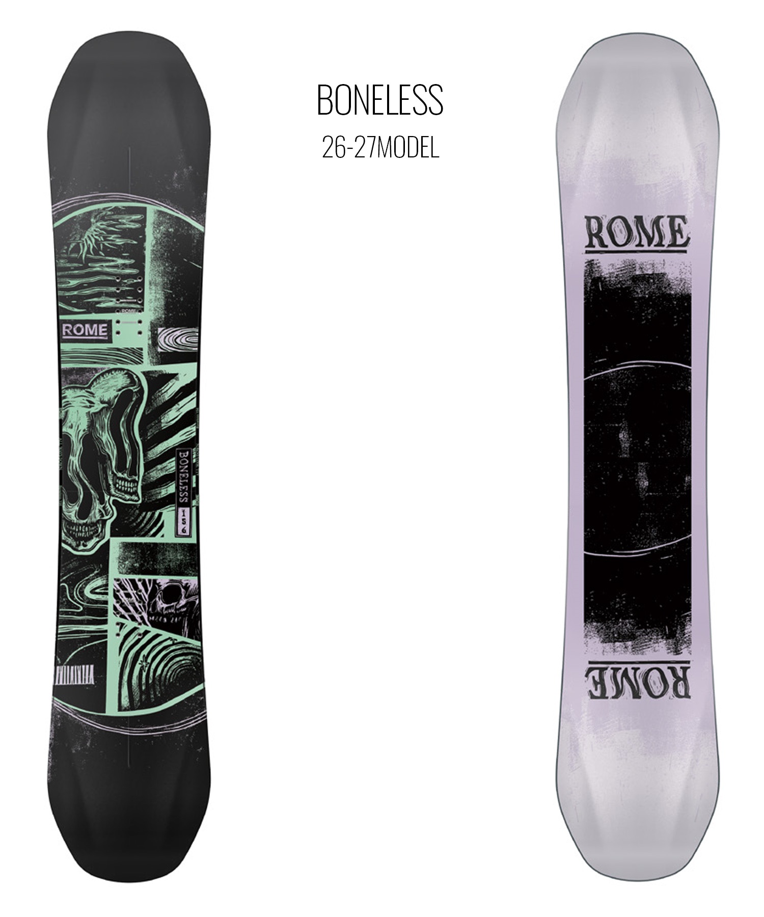 ROME SDS ローム ボーンレス BONELESS スノーボード 板 トゥルーツイン