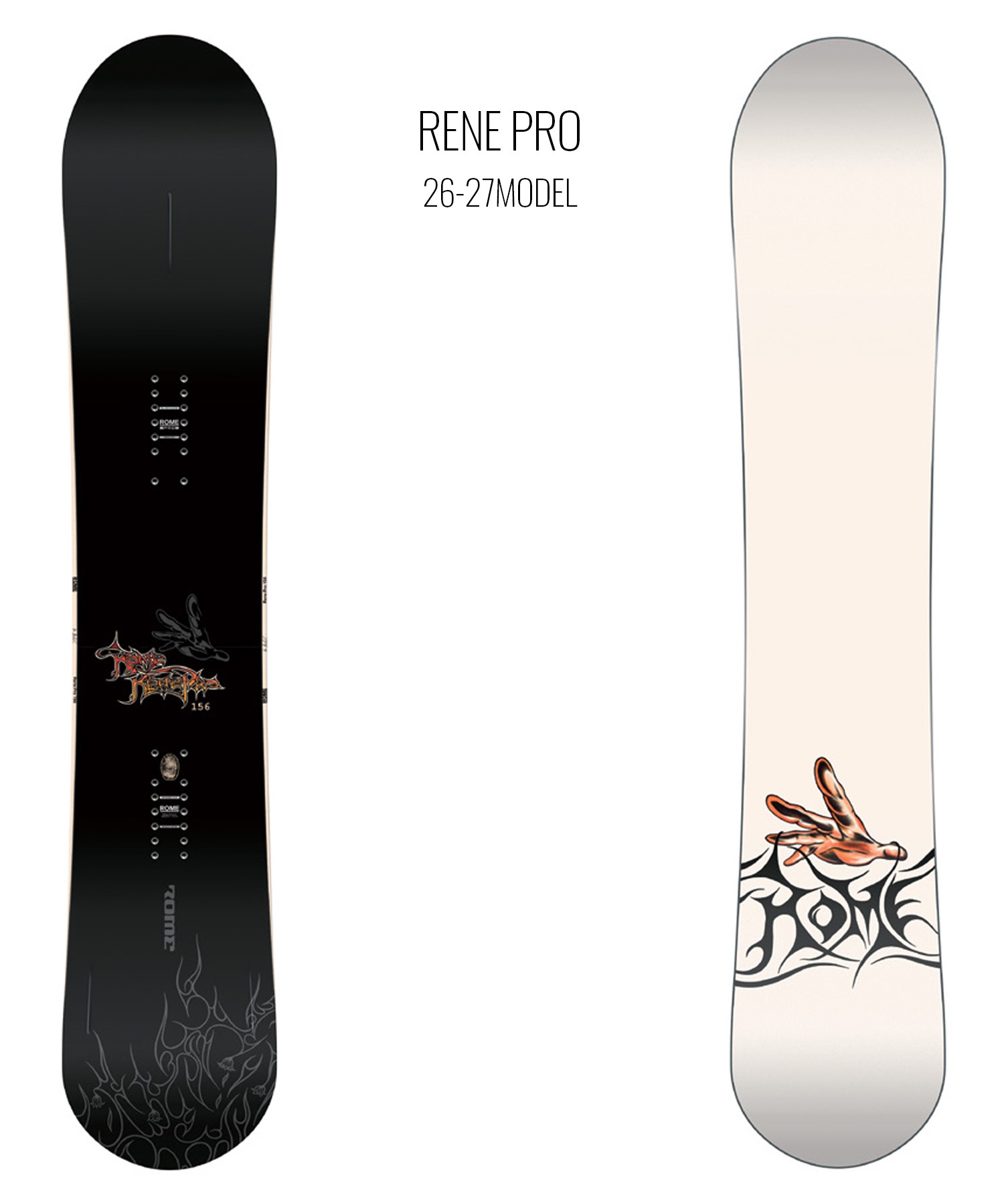 ROME SDS ローム レネ プロ RENE PRO スノーボード 板 キャンバー