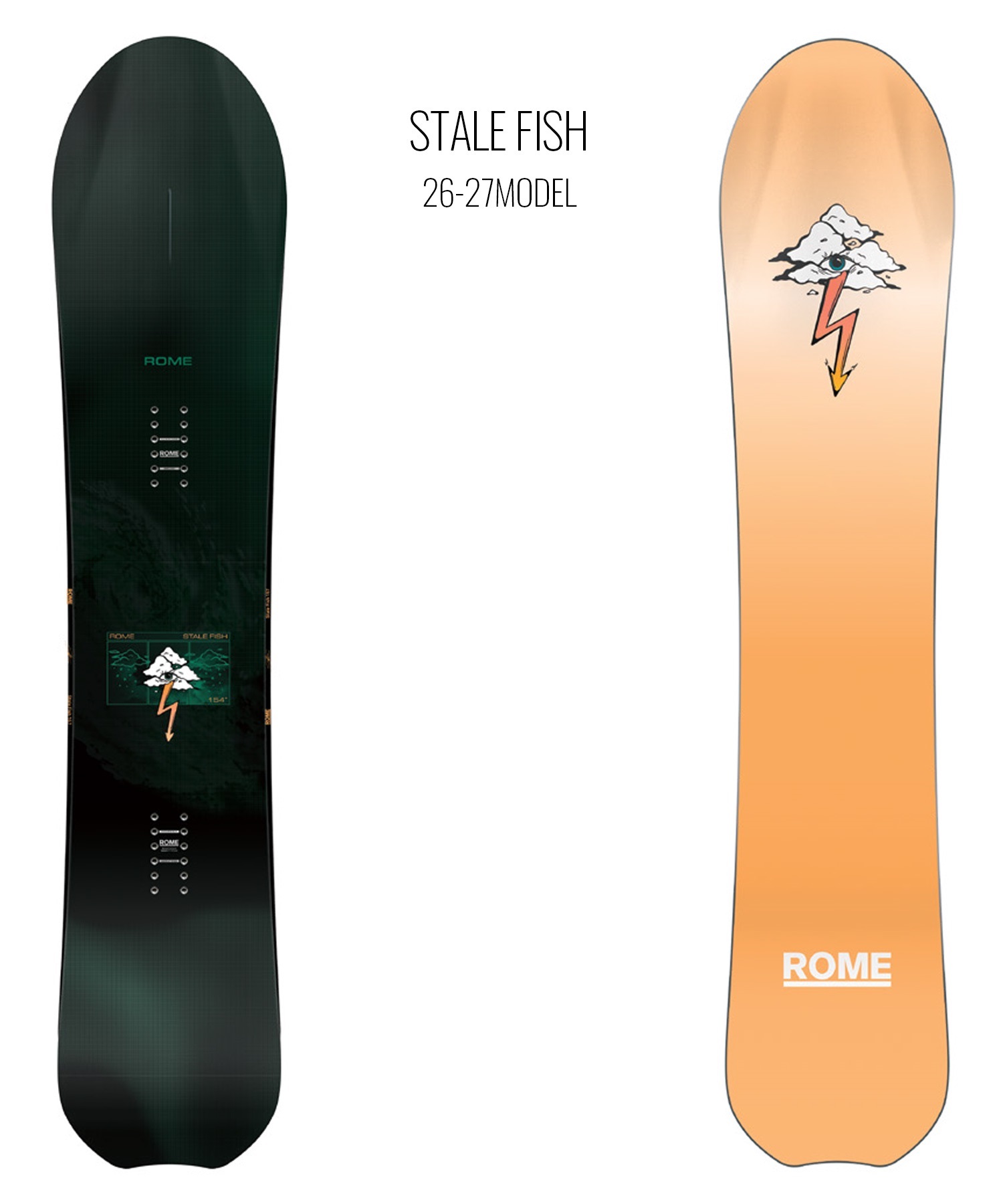 ROME SDS ローム ステールフィッシュ STALE FISH スノーボード 板