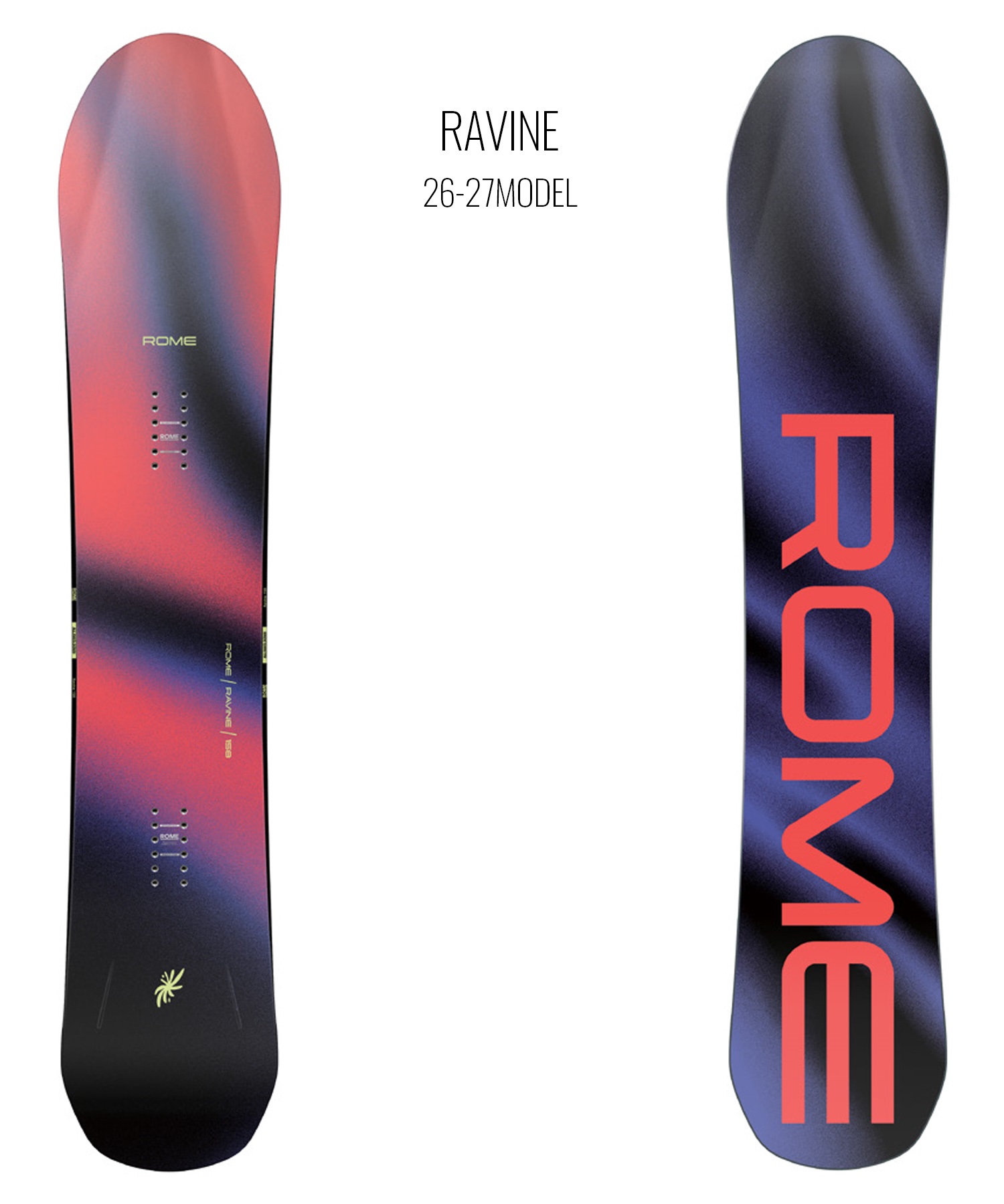 ROME SDS ローム ラヴィーン RAVINE スノーボード 板 フリーライド