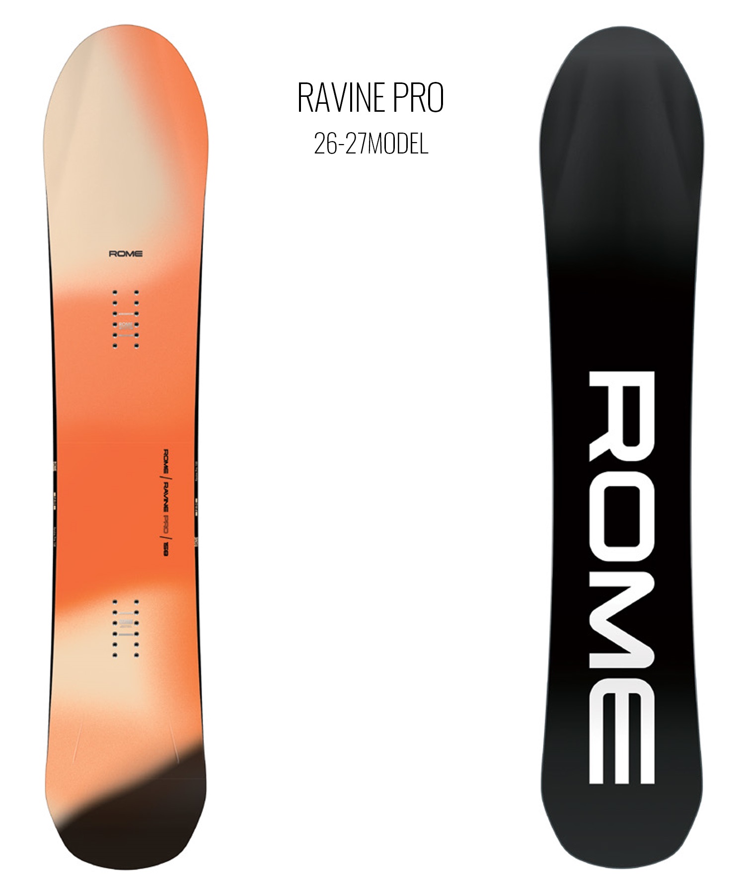ROME SDS ローム ラヴィーン プロ RAVINE PRO スノーボード 板 フリー