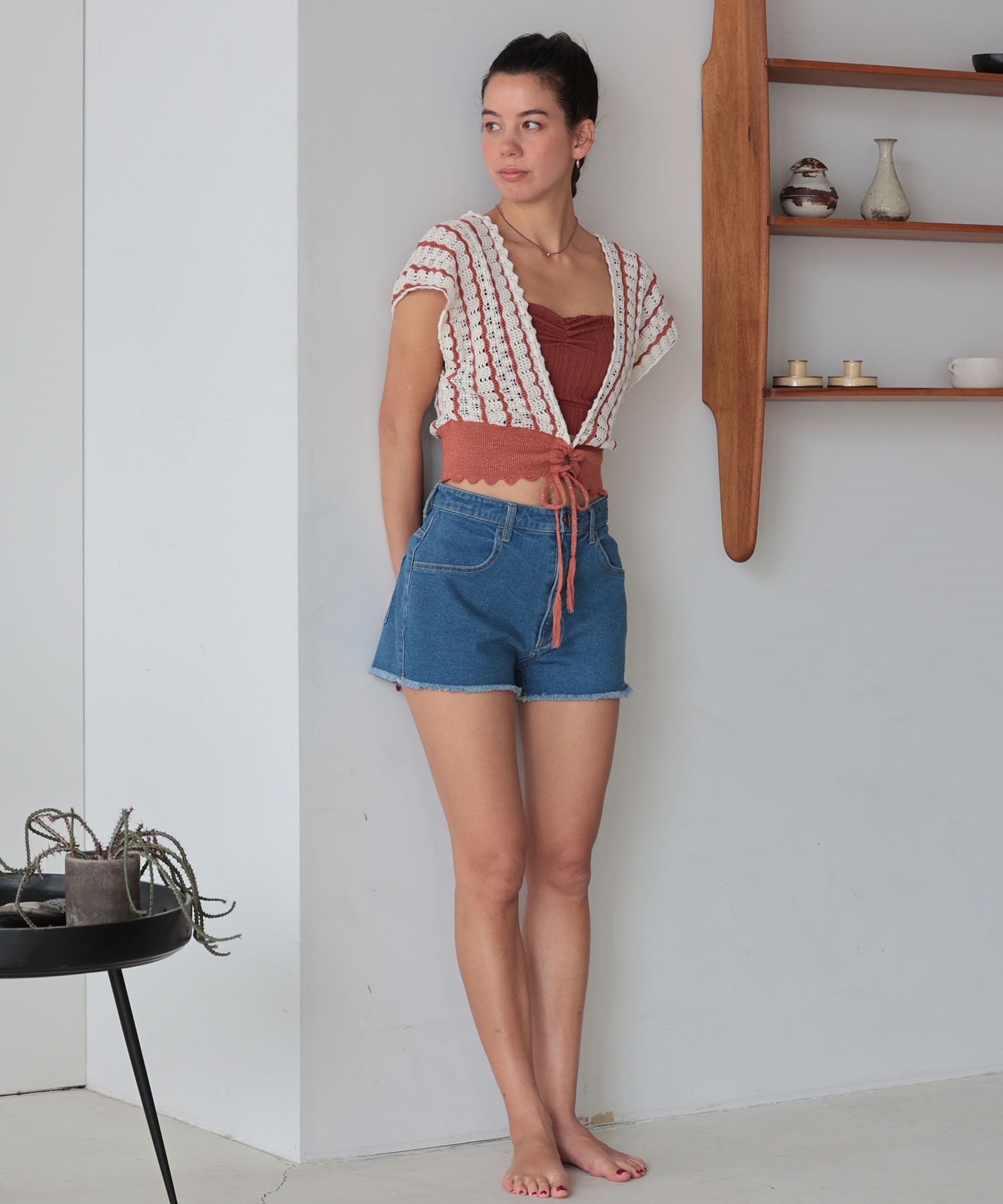 LAETITIA レリッタ 水着 ボトムス ショートパンツ レディース 水陸両用