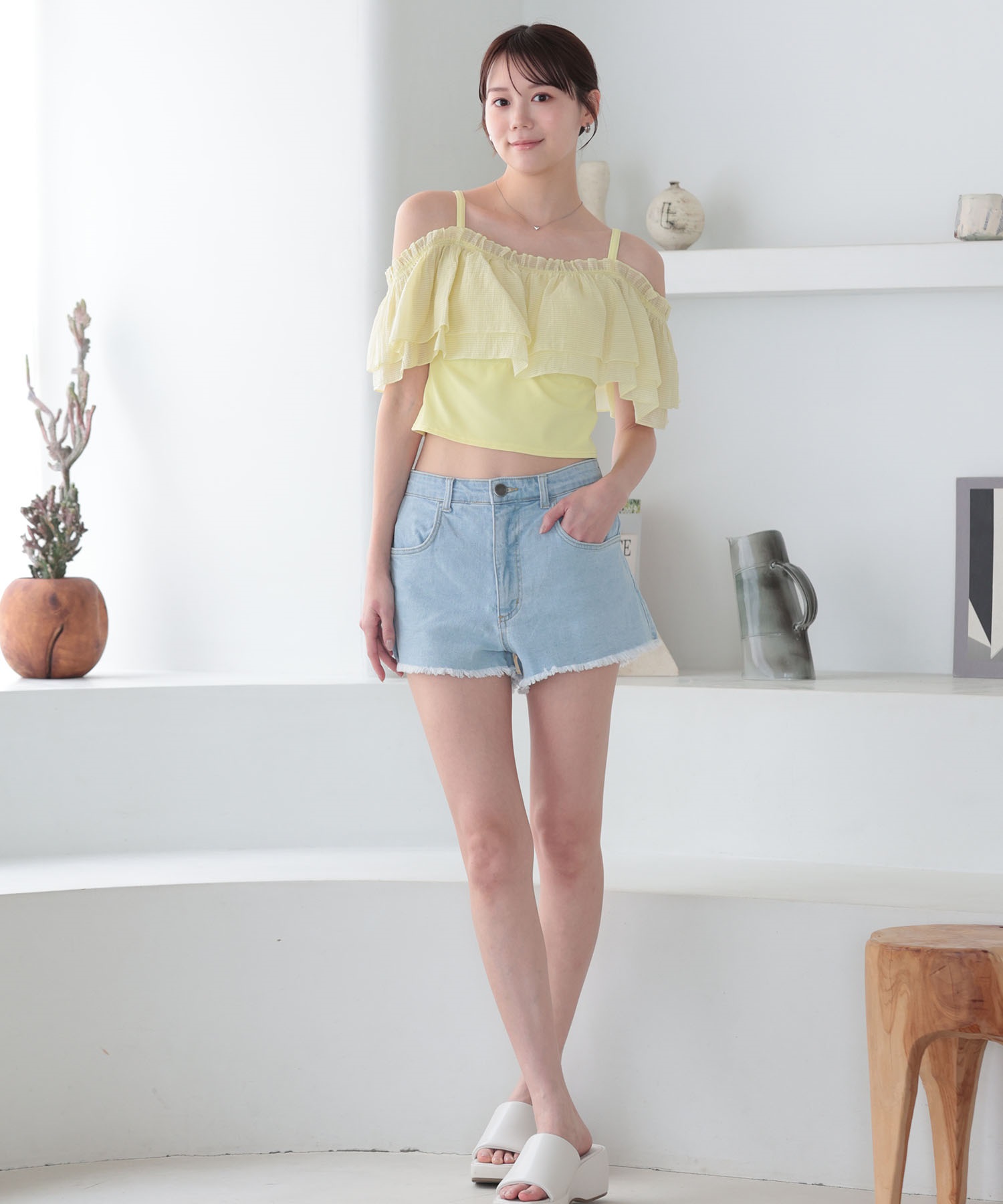 LAETITIA レリッタ 水着 ボトムス ショートパンツ レディース 水陸両用