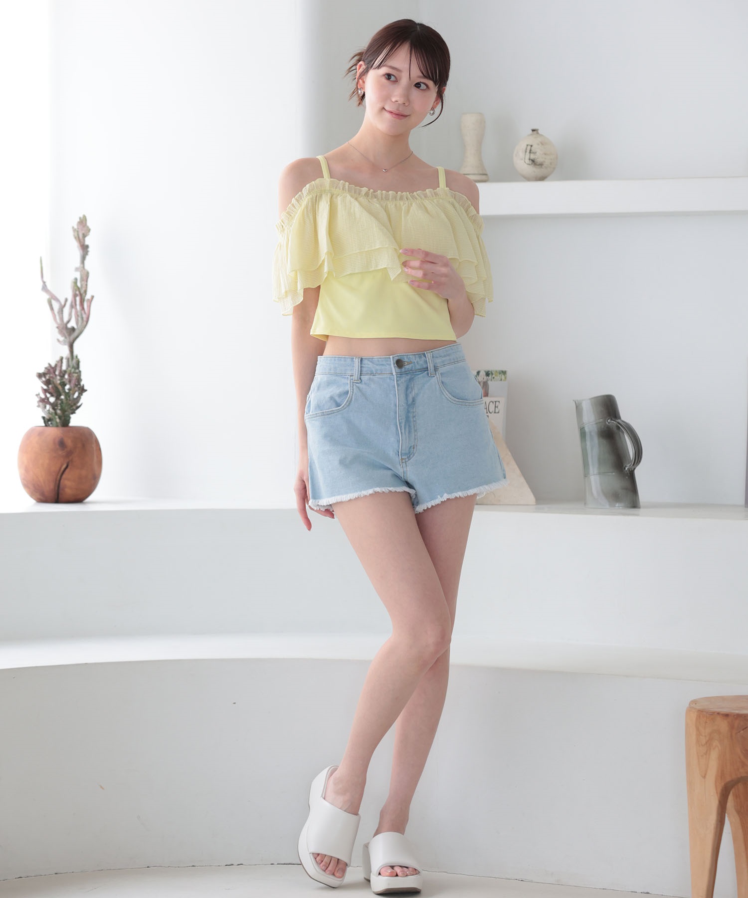 LAETITIA レリッタ 水着 ボトムス ショートパンツ レディース 水陸両用