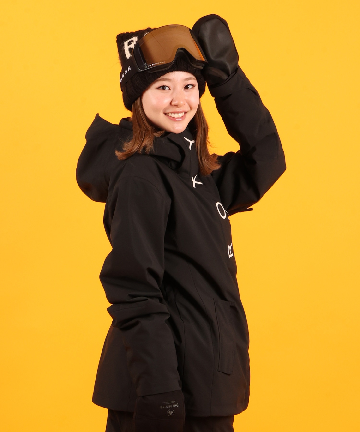 ROXY ブラック スノーボードジャケット M ROXY ロキシー ジェティーソリッドジャケット JETTY SOLID JK