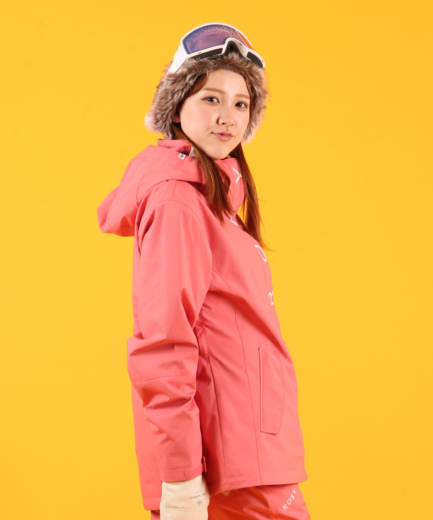 タグ付き✨ロキシー　スキー　スノーボードジャケット ウェア　撥水　ピンク ROXY ロキシー ジェティーソリッドジャケット JETTY SOLID JK