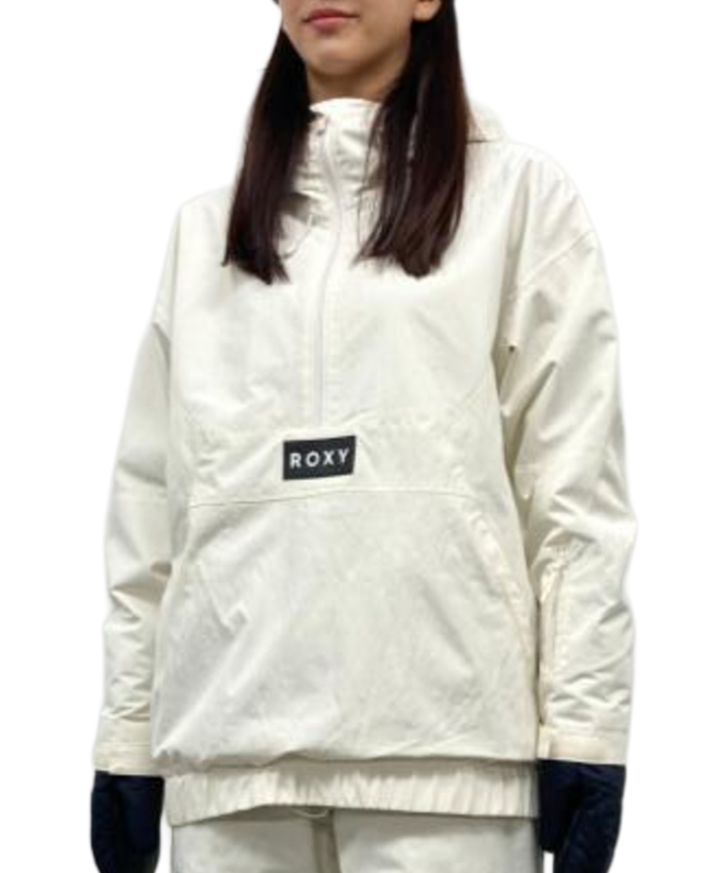 ROXY フード付きアノラック ホワイト ROXY ロキシー アルファ アノラックジャケット ALPHA ANORAK JK