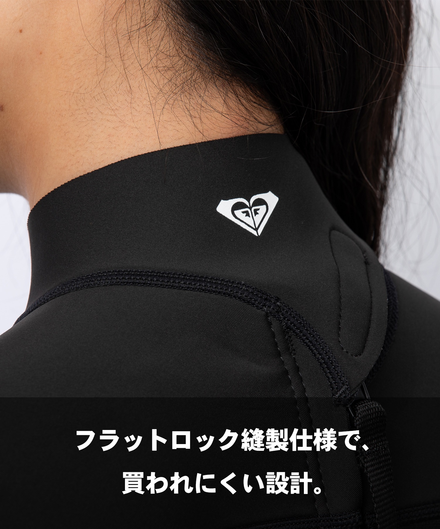 ROXY ロキシー バックジップ スウェルシリーズ RWT261707 ウェットスーツ フルスーツ レディース(BLK-M)