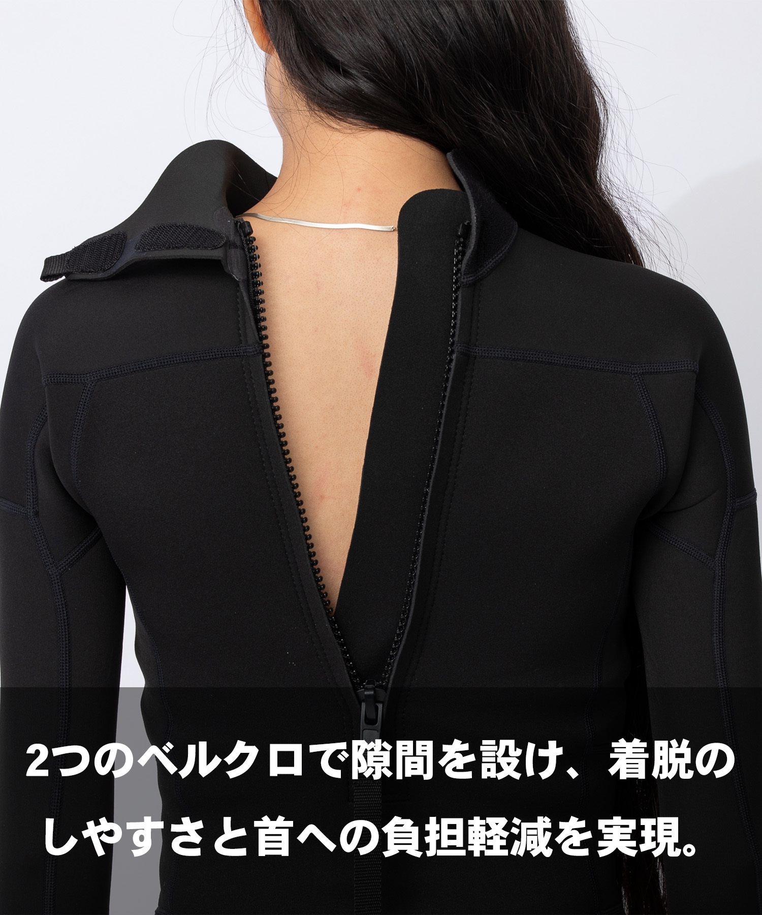 ROXY ロキシー バックジップ スウェルシリーズ RWT261708 ウェットスーツ ロンスプ レディース(BLK-M)