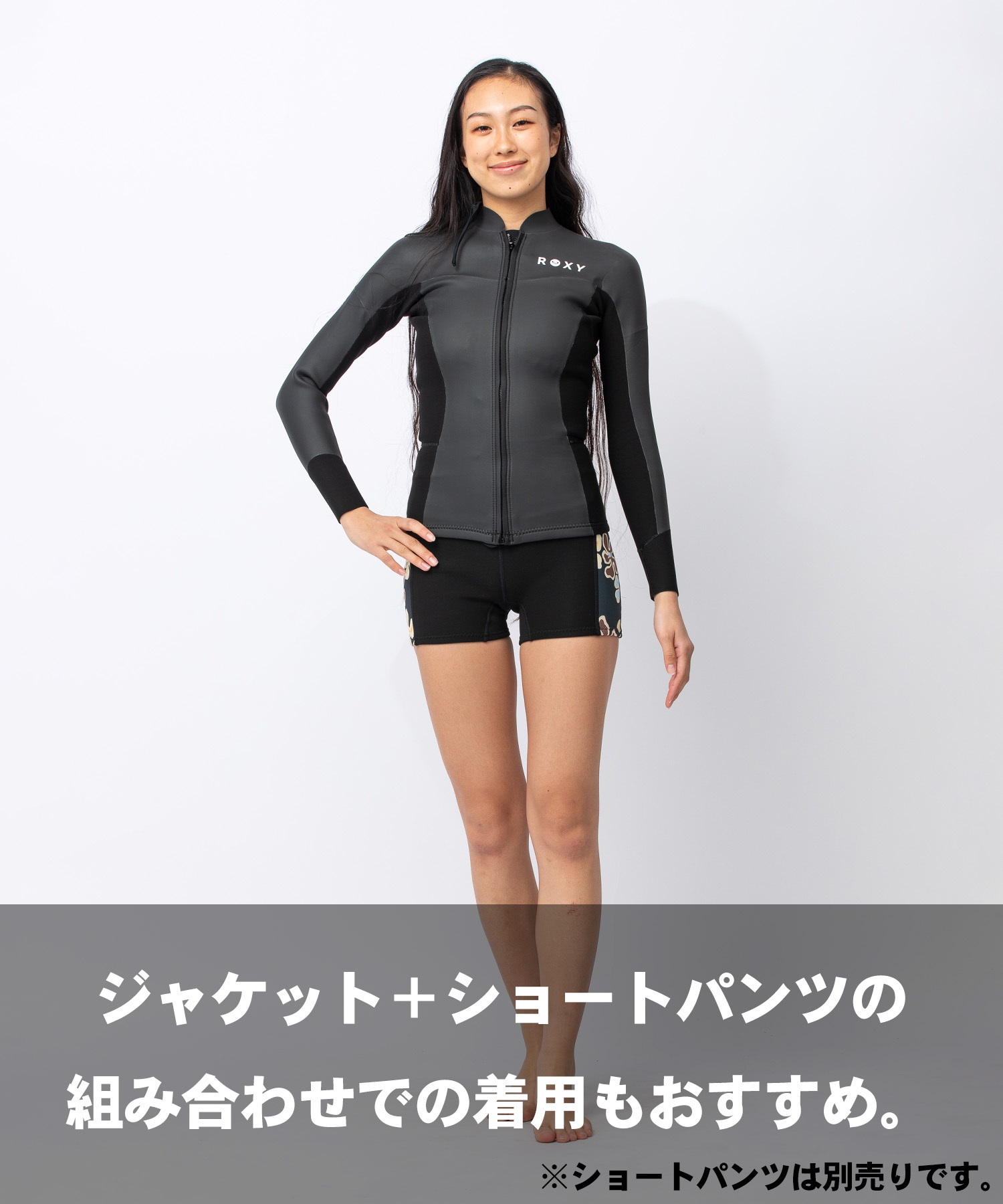 ROXY ロキシー フロントジップ スウェルシリーズ RWT261703 ウェット