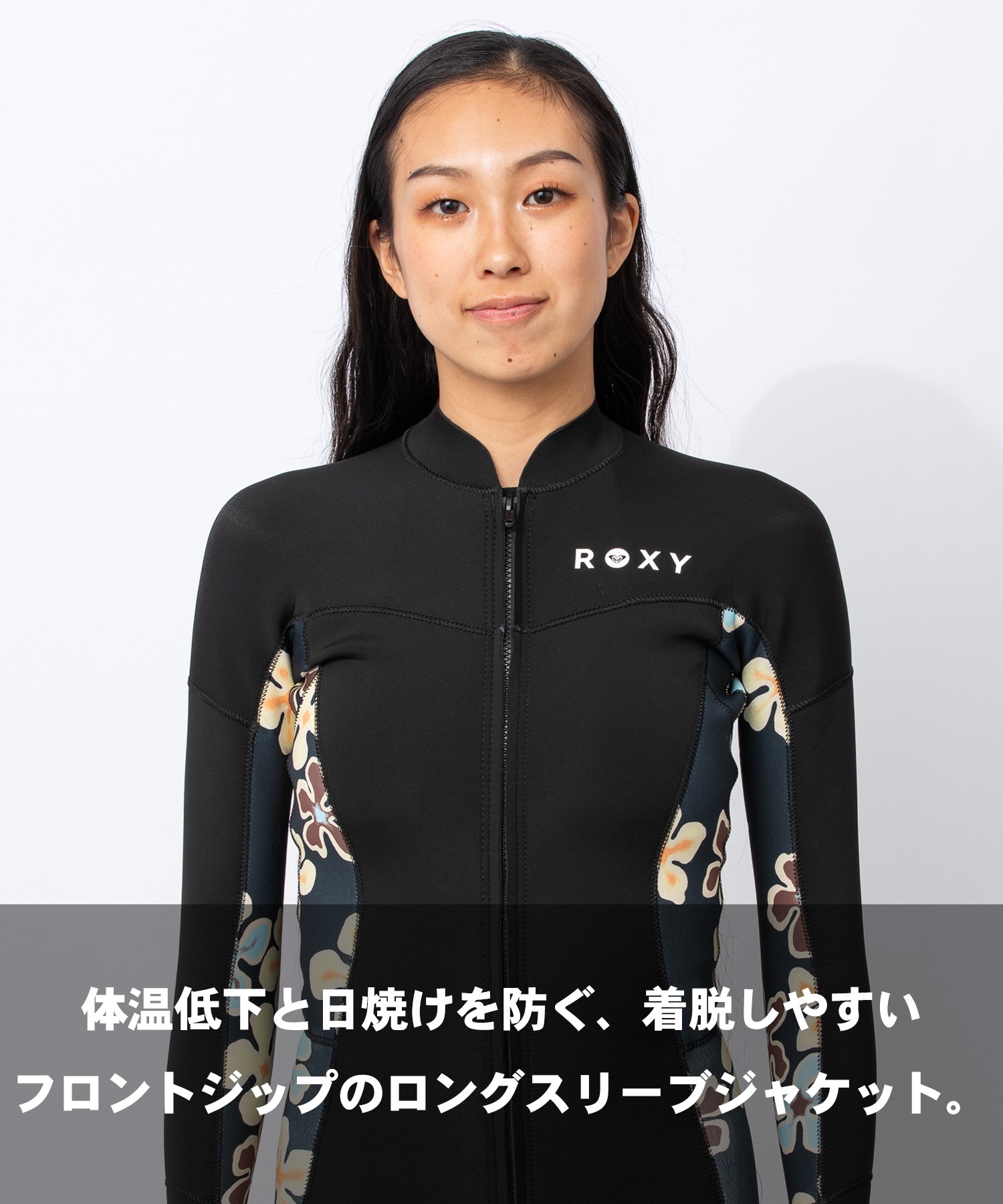 ROXY ロキシー フロントジップ スウェルシリーズ RWT261706 ウェット