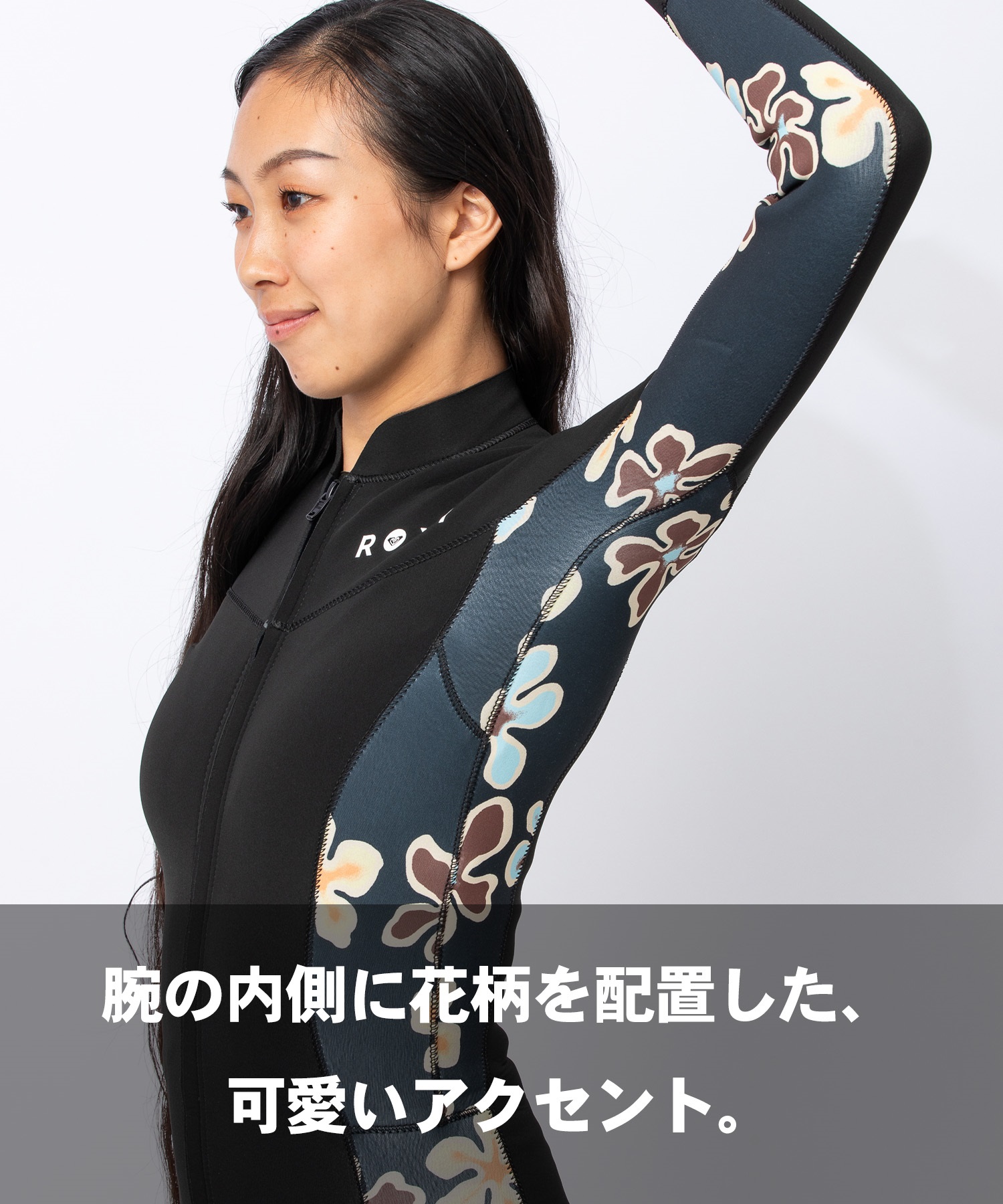 ROXY ロキシー フロントジップ スウェルシリーズ RWT261706 ウェット