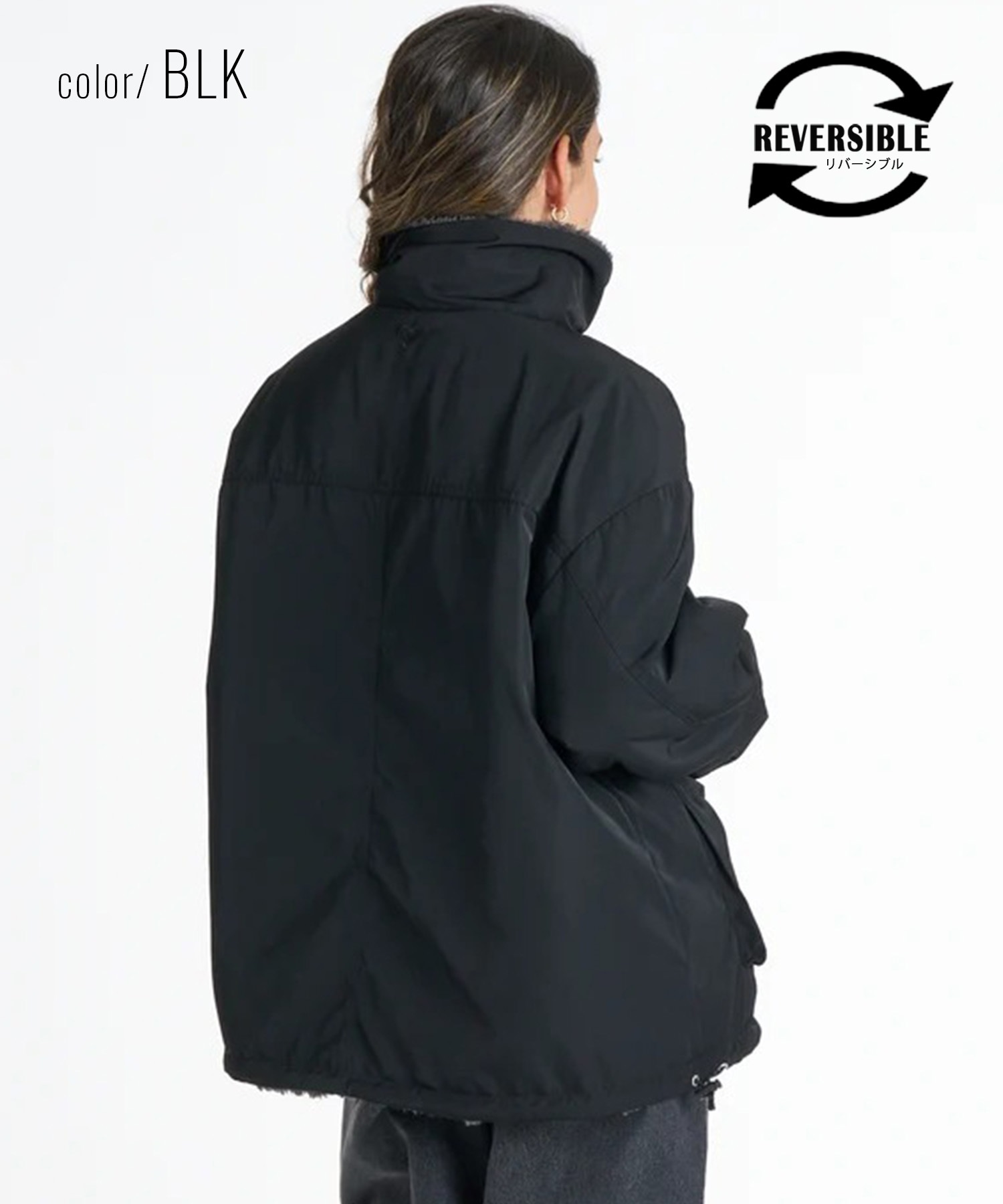 Ballsybrothers リバーシブルジャケット ROXY ロキシー ジャケット レディース リバーシブル ボア BITTERSWEET