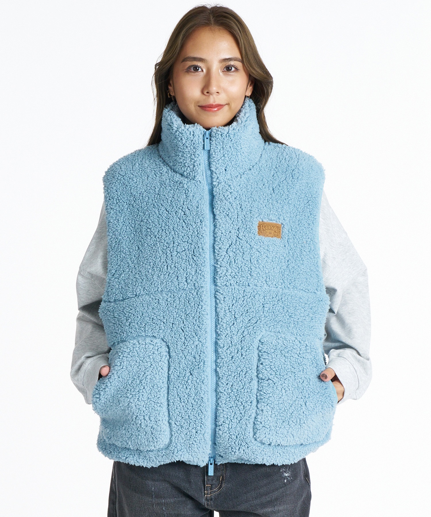 ROXY ロキシー ベスト レディース ボア 撥水 TEDDY BOA VEST RJK264039