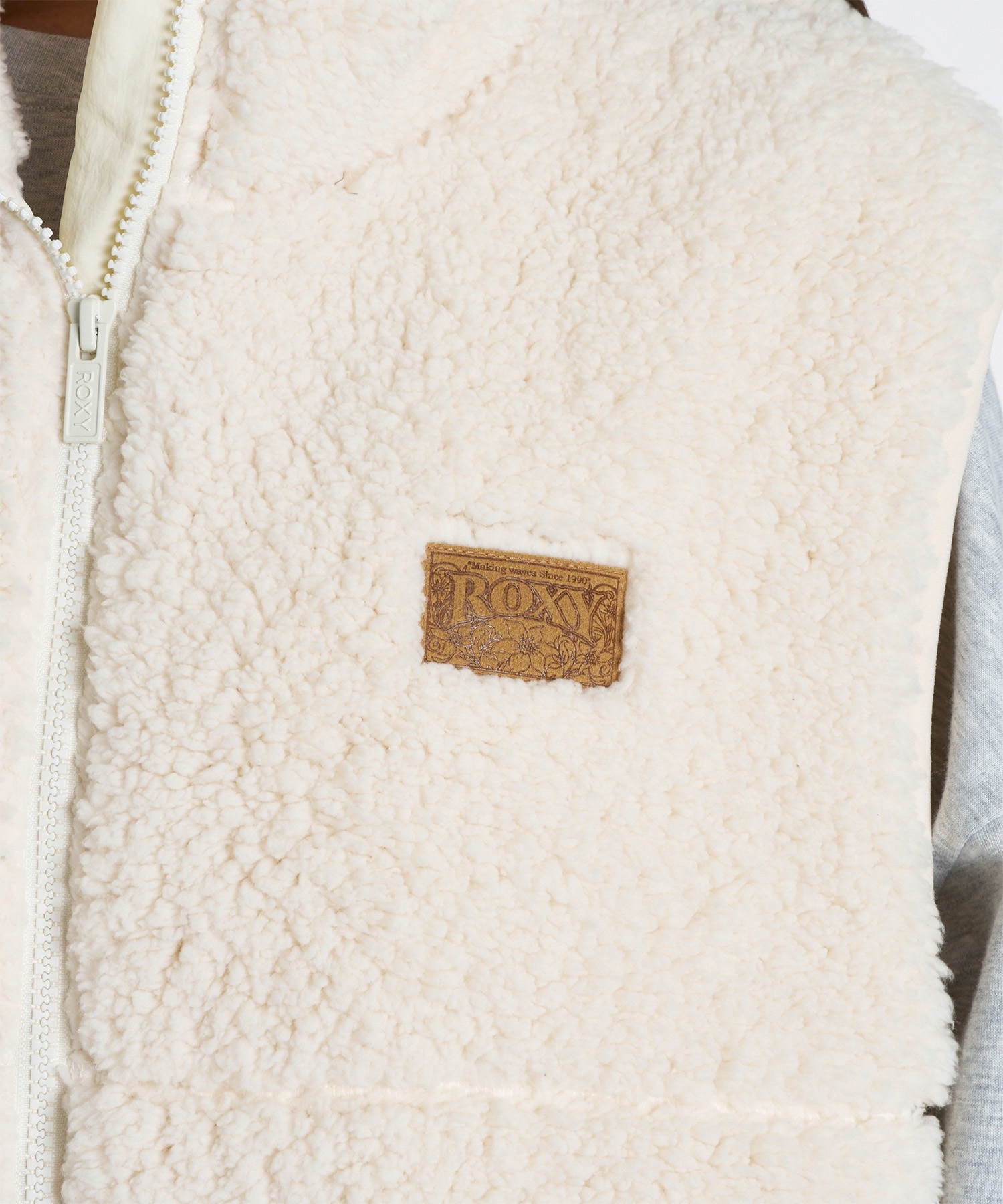 rikiさま専用です！ 45r ボア×USモーのベスト ROXY ロキシー ベスト レディース ボア 撥水 TEDDY BOA VEST RJK264039