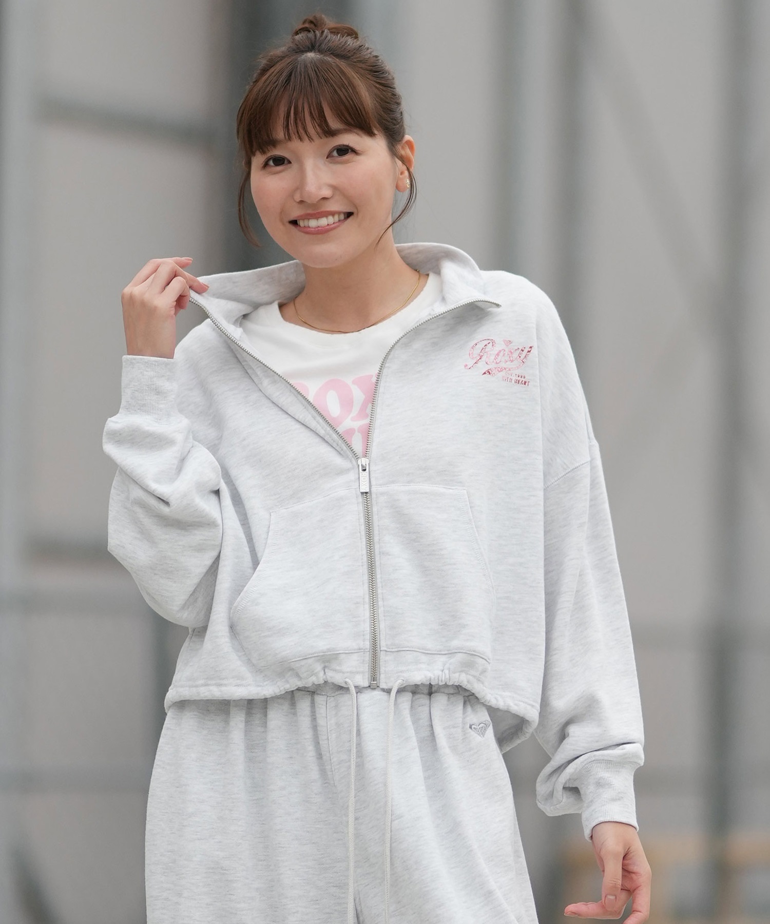 ROXY ロキシー トレーナー スウェット レディース ジップアップ