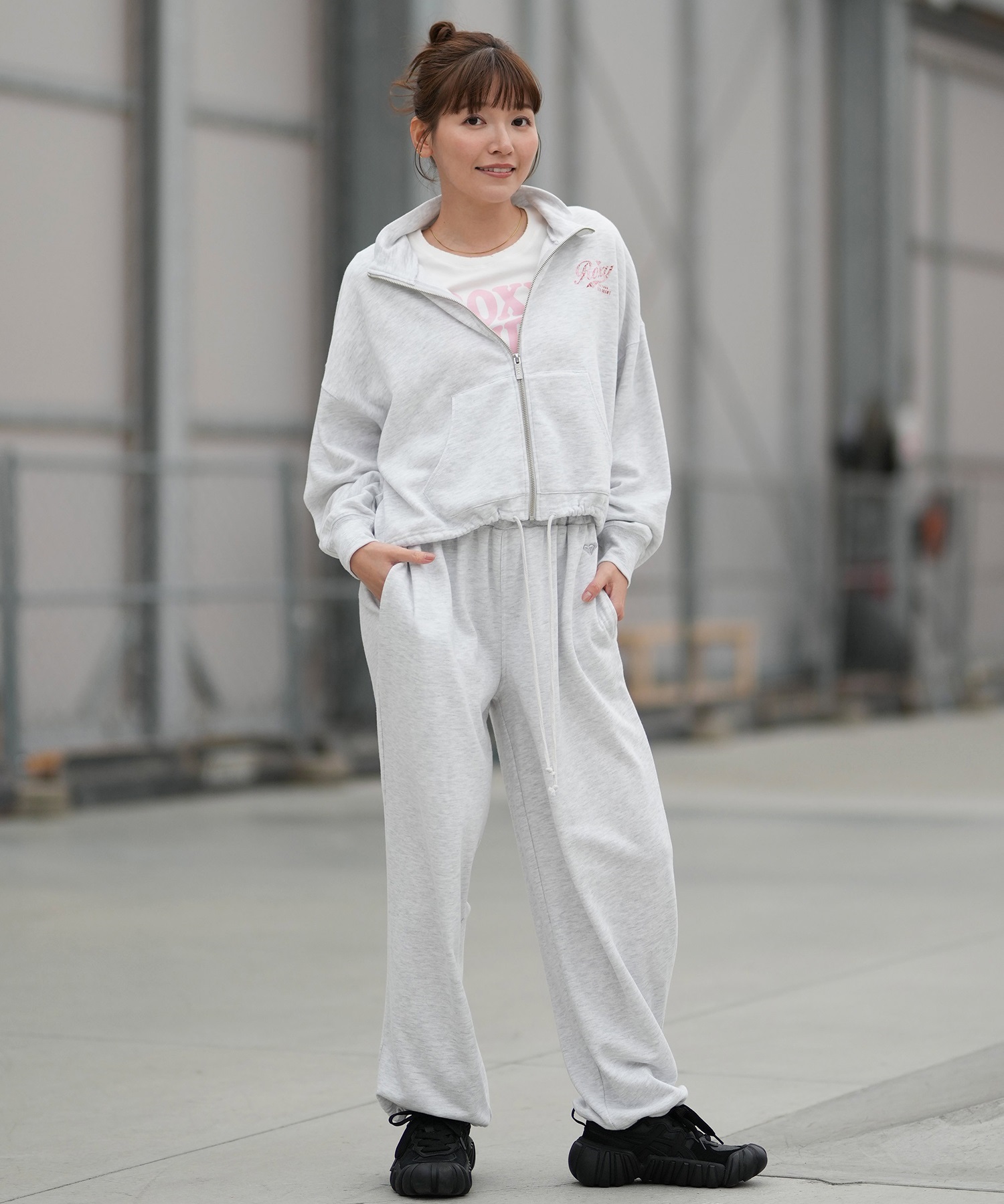 ROXY ロキシー トレーナー スウェット レディース ジップアップ