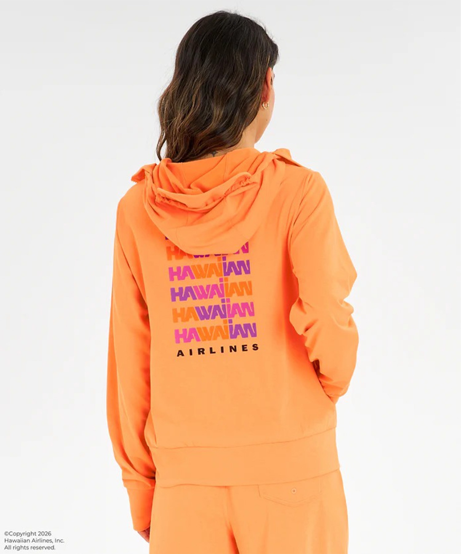ROXY ロキシー HAWAIIAN AIRLINES コラボ ジップアップ パーカー