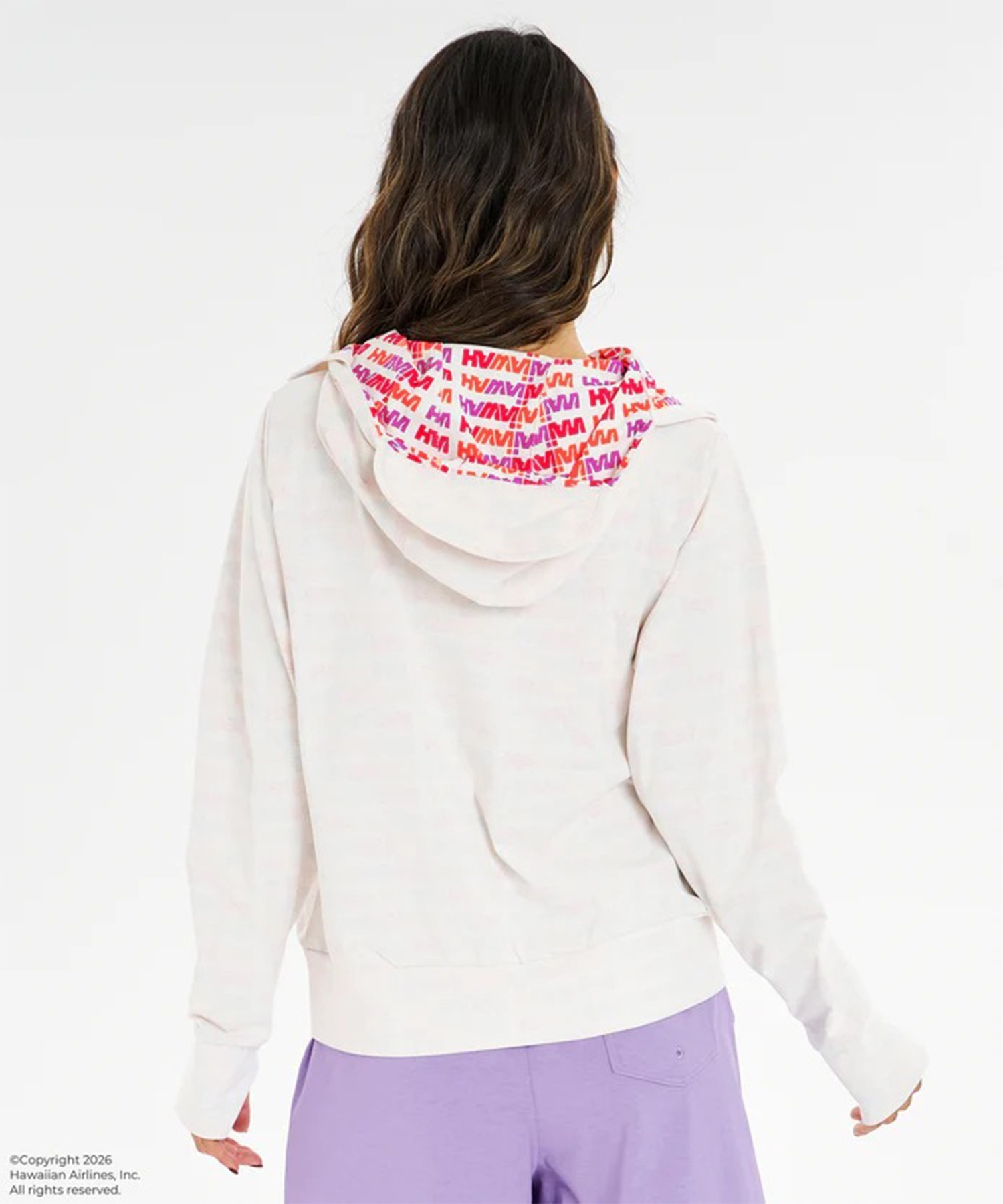 ROXY ロキシー HAWAIIAN AIRLINES コラボ ジップアップ パーカー