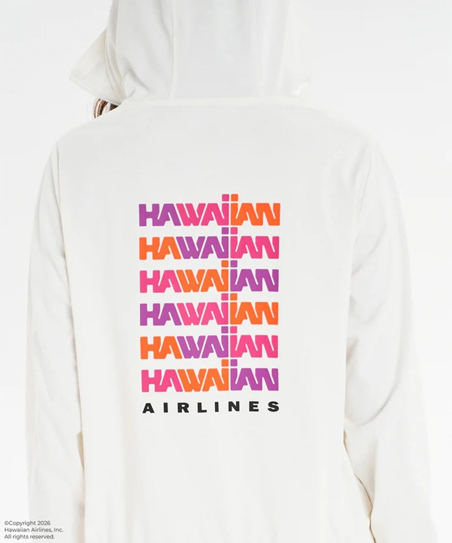 ROXY ロキシー HAWAIIAN AIRLINES コラボ ジップアップ パーカー