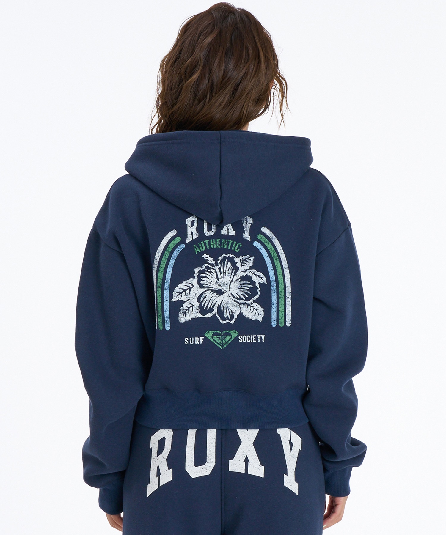 ROXY ロキシー ジップアップ パーカー フーディー レディース ロゴ