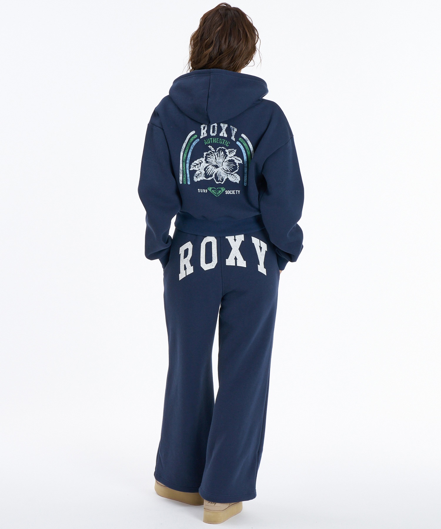ROXY ロキシー ジップアップ パーカー フーディー レディース ロゴ