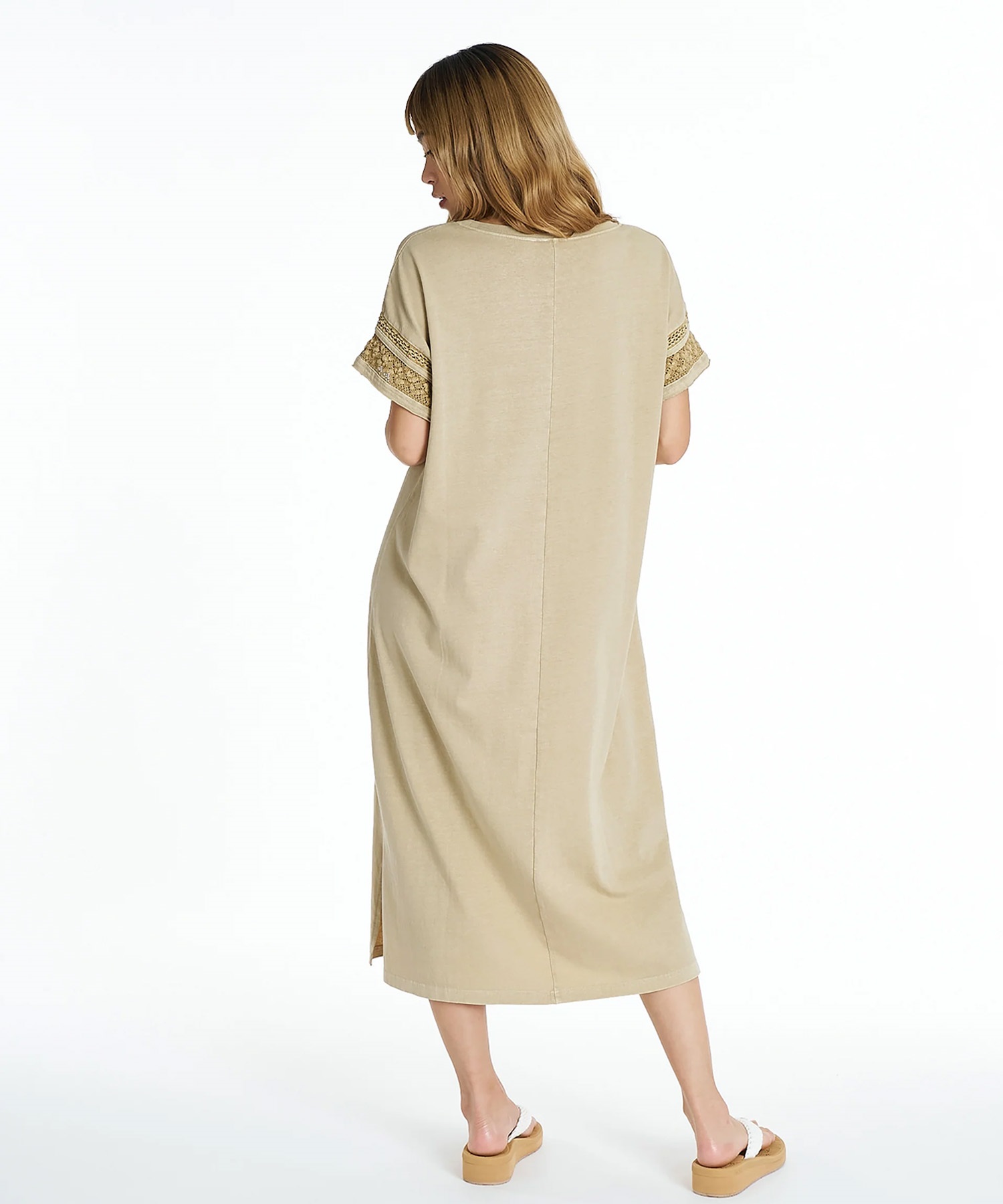 ROXY ロキシー ワンピース レディース 半袖 レース HORIZON DRESS