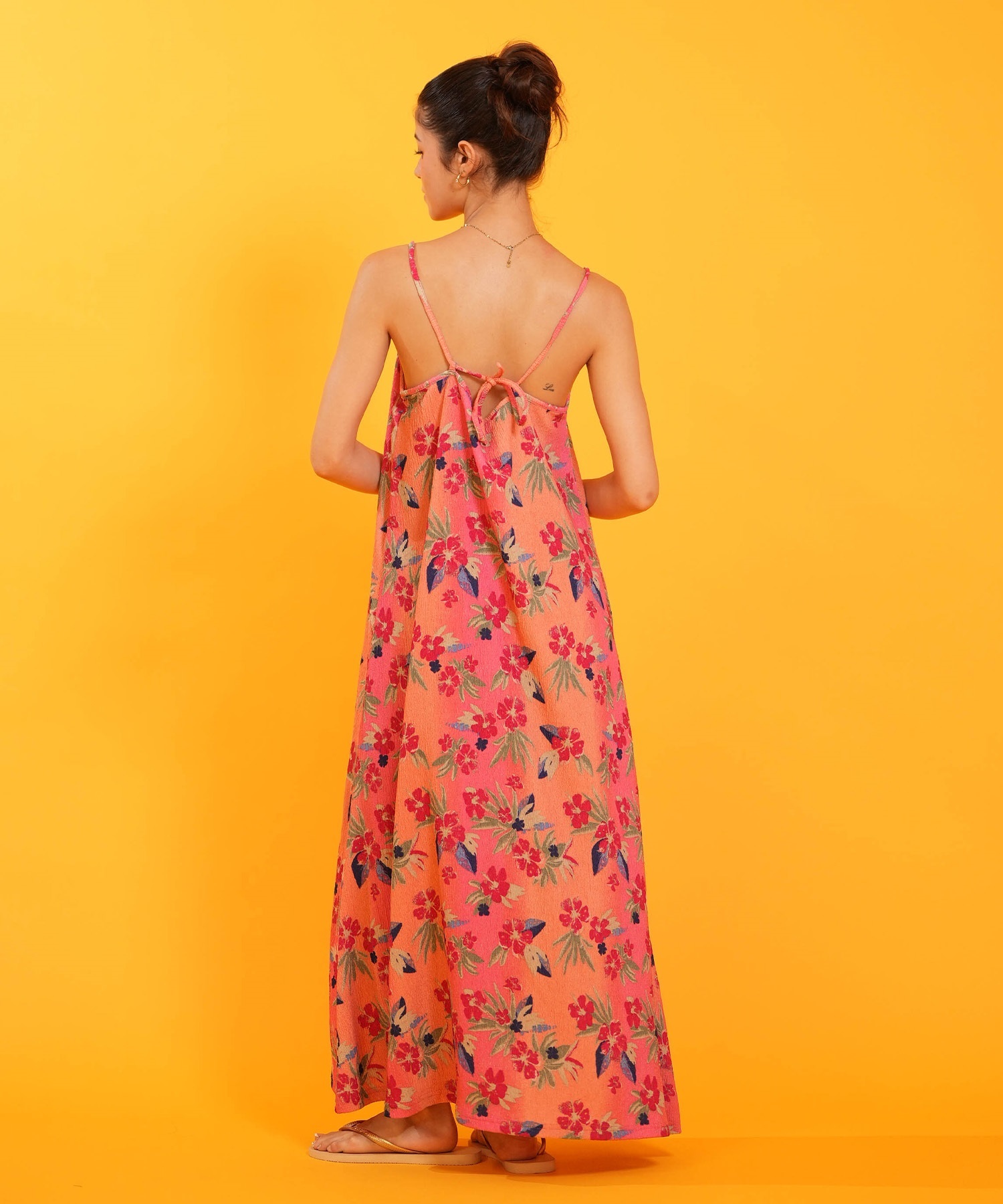 ROXY ロキシー ワンピース レディース 花柄 HIBISCUS TIDE DRESS