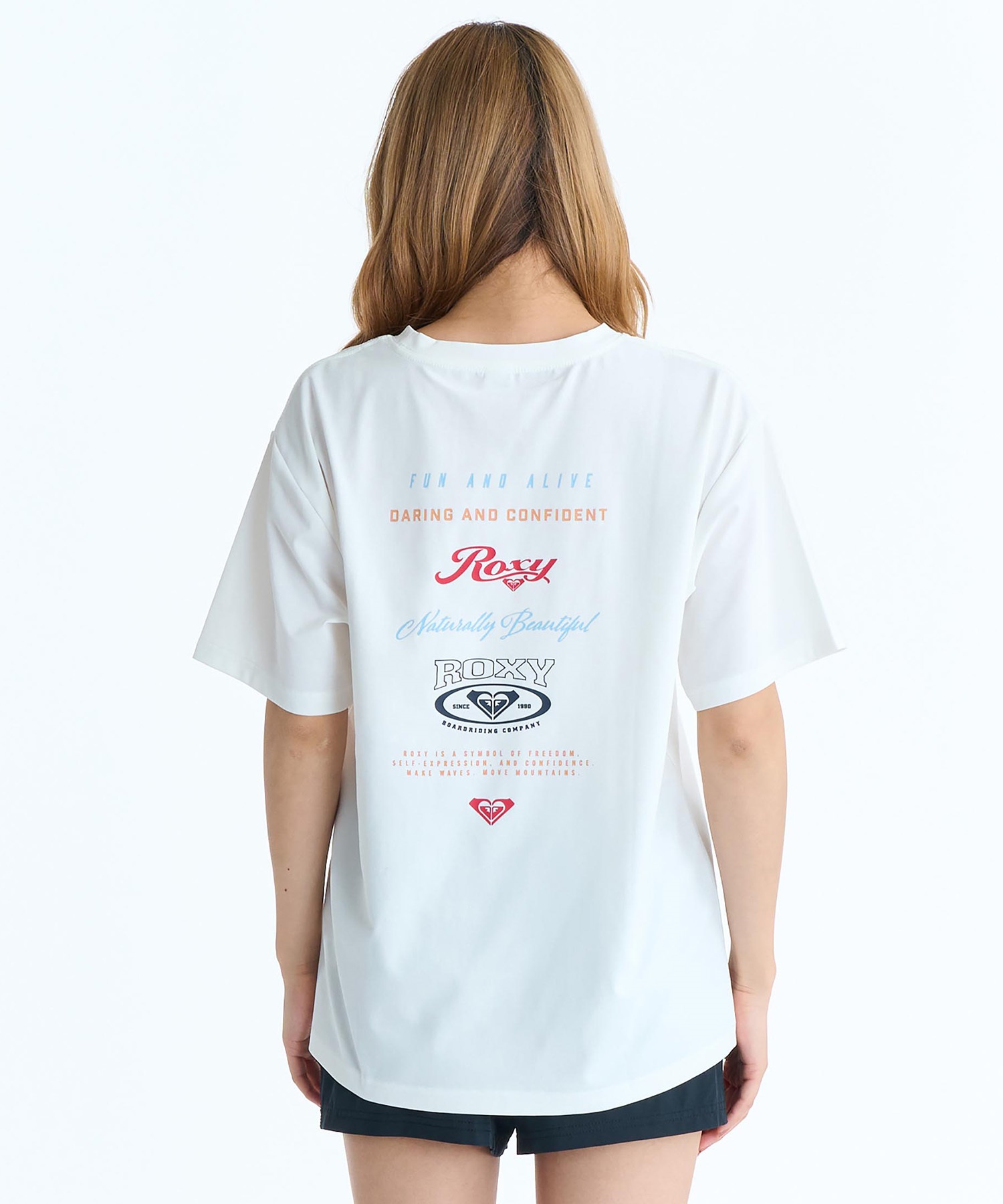 ROXY ロキシー 半袖 Tシャツ レディース バックプリント ラッシュ