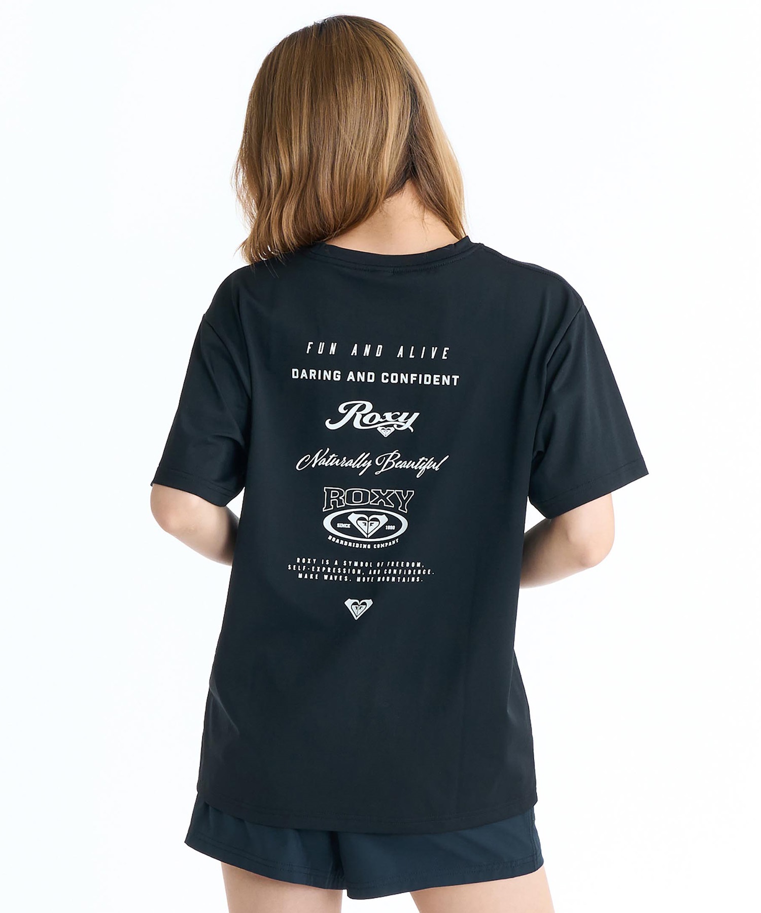 ROXY ロキシー 半袖 Tシャツ レディース バックプリント ラッシュ