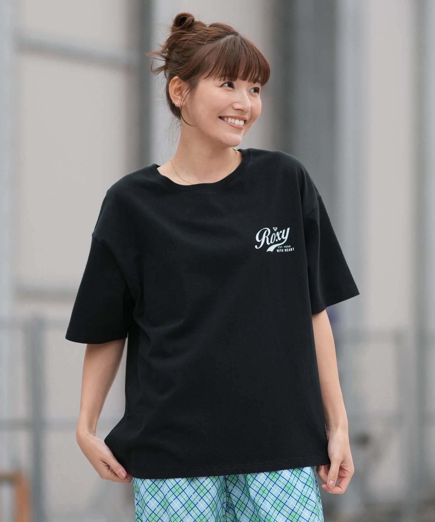 ROXY ロキシー 半袖 Tシャツ レディース バックプリント ドロップショルダー RST261076(NAT-S)