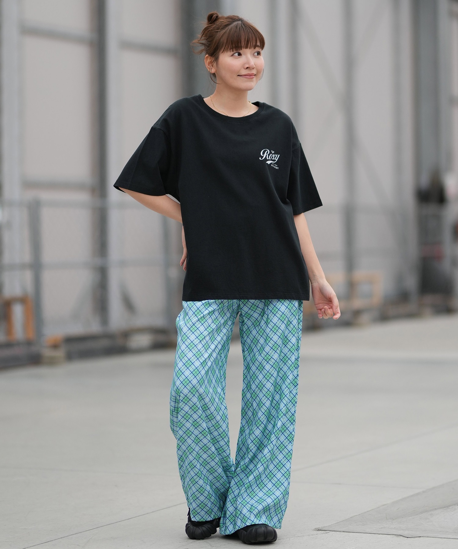 ROXY ロキシー 半袖 Tシャツ レディース バックプリント ドロップショルダー RST261076(NAT-S)