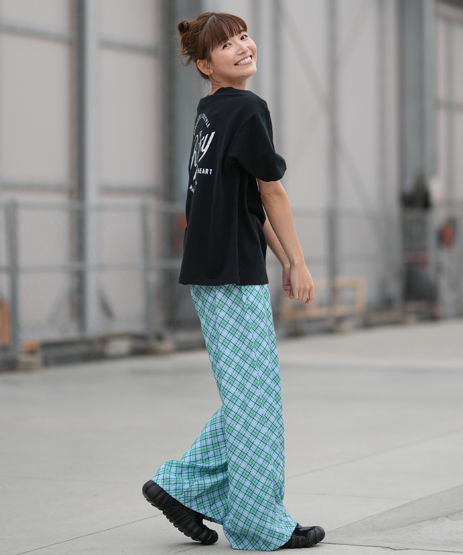 ROXY ロキシー 半袖 Tシャツ レディース バックプリント ドロップショルダー RST261076(NAT-S)