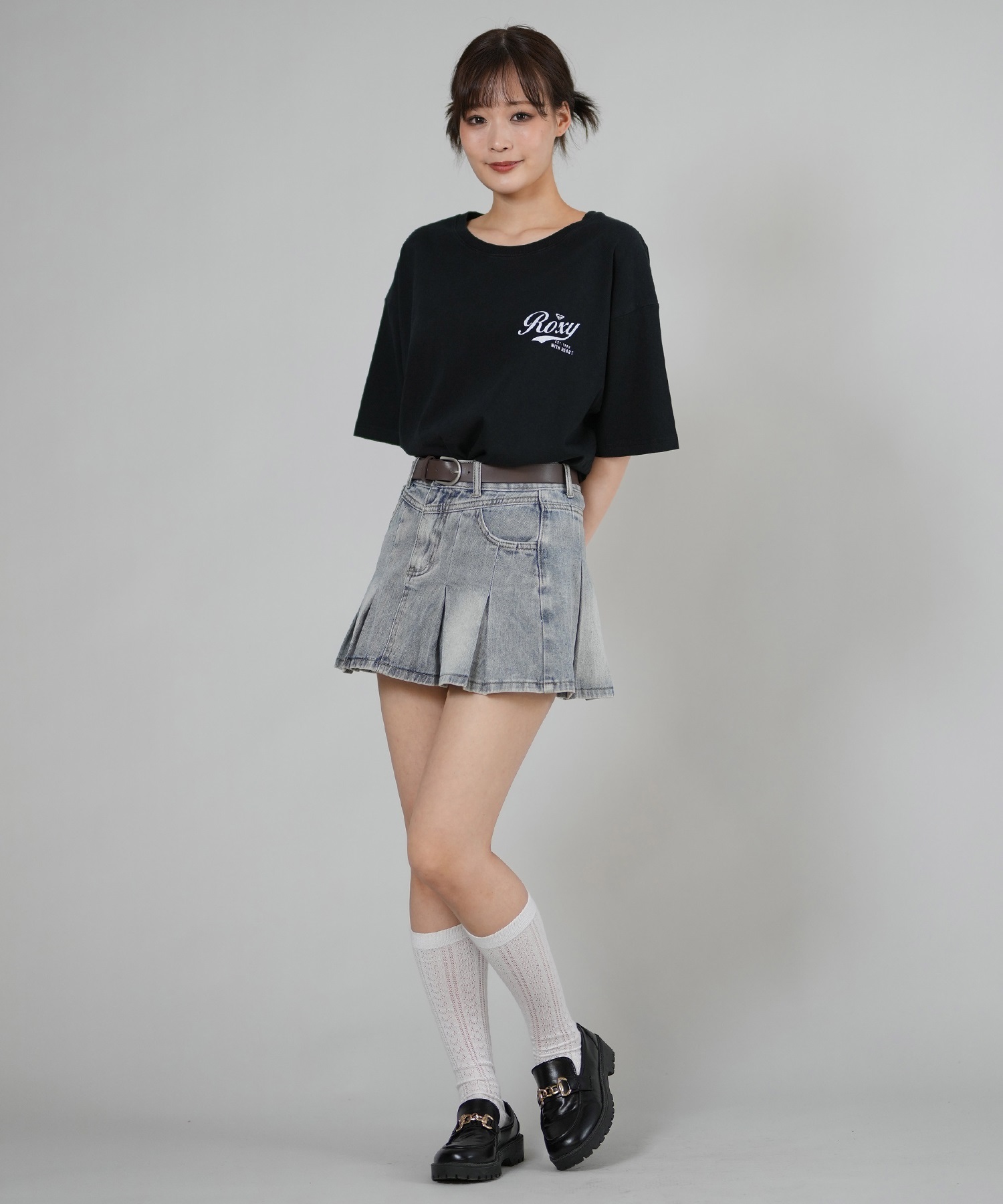 ROXY ロキシー 半袖 Tシャツ レディース バックプリント ドロップショルダー RST261076(NAT-S)