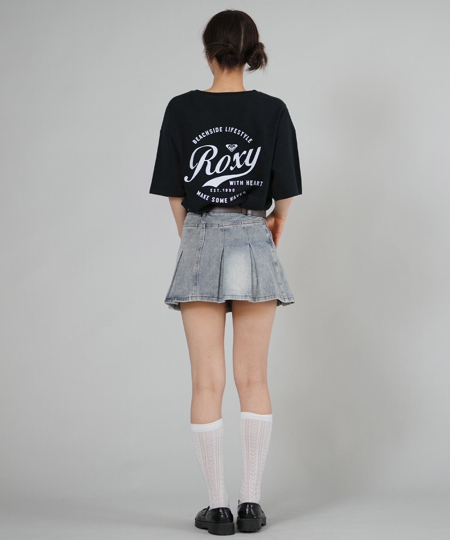ROXY ロキシー 半袖 Tシャツ レディース バックプリント ドロップショルダー RST261076(NAT-S)