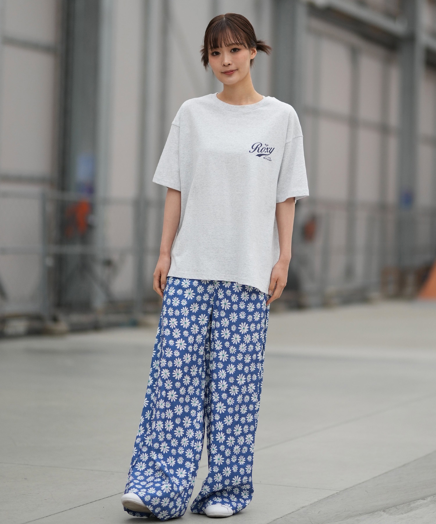 ROXY ロキシー 半袖 Tシャツ レディース バックプリント ドロップショルダー RST261076(NAT-S)