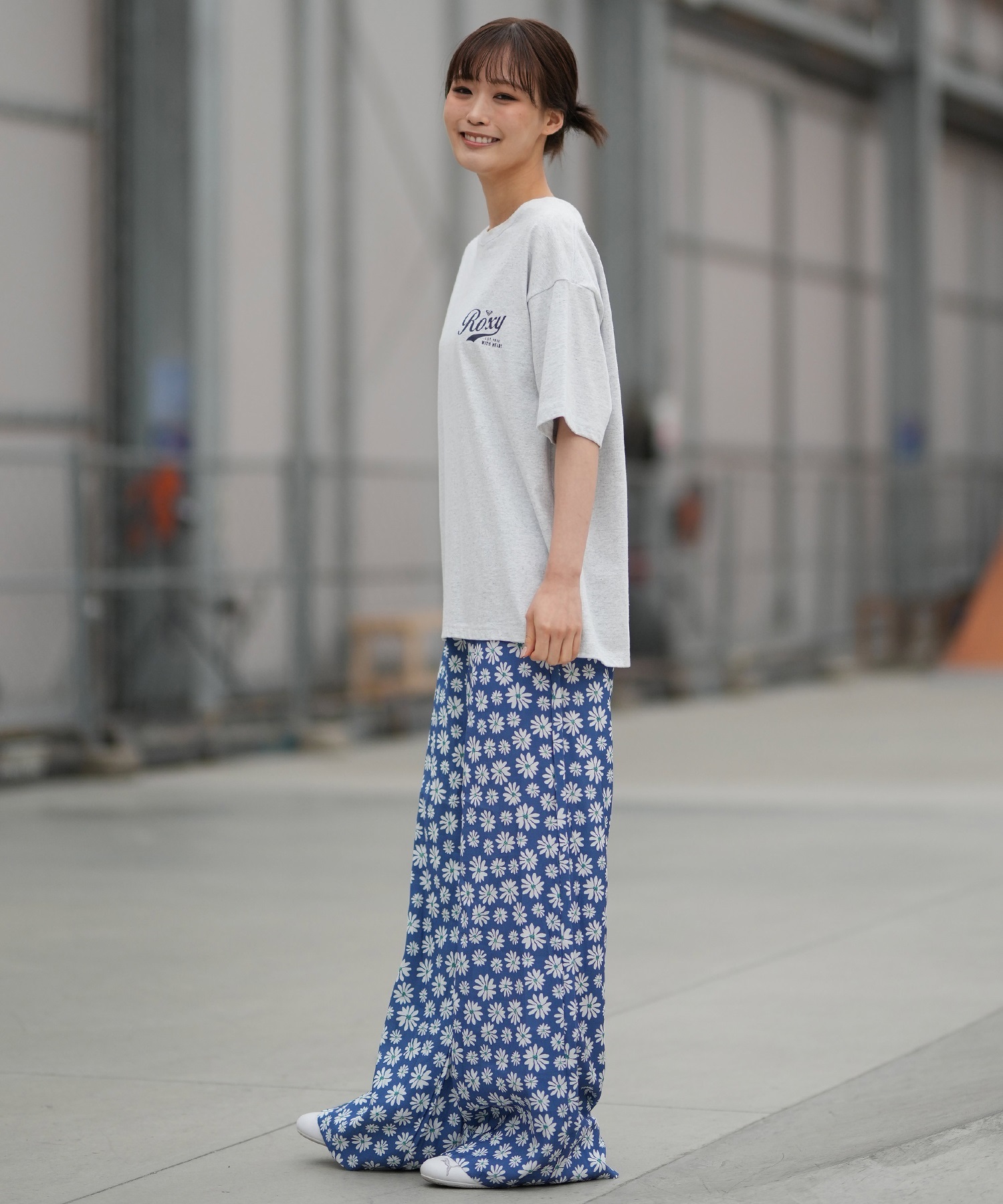 ROXY ロキシー 半袖 Tシャツ レディース バックプリント ドロップショルダー RST261076(NAT-S)