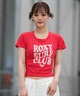 ROXY ロキシー 半袖 Tシャツ レディース チビT 丈短め クロップド丈 RST261086(WHT-M)
